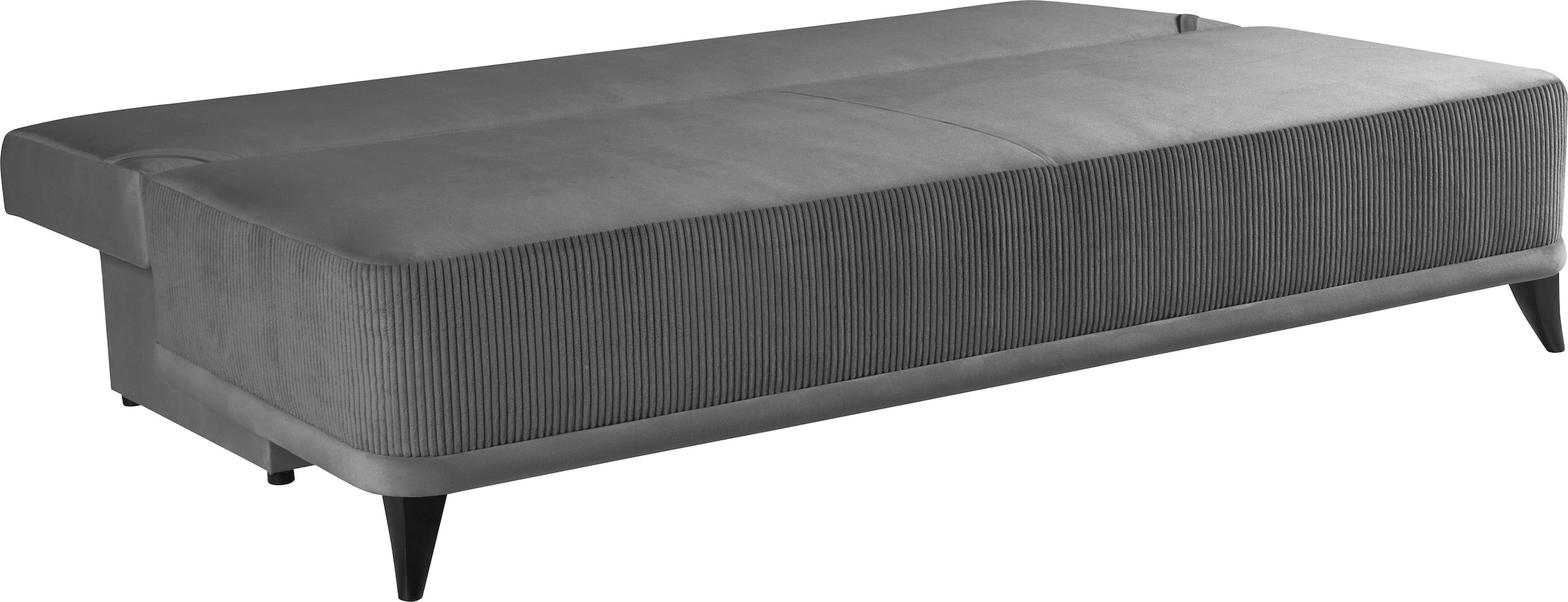 WERK2 Schlafsofa »Rosso«, 2-Sitzer Sofa und Schlafcouch mit Federkern & Bettkasten