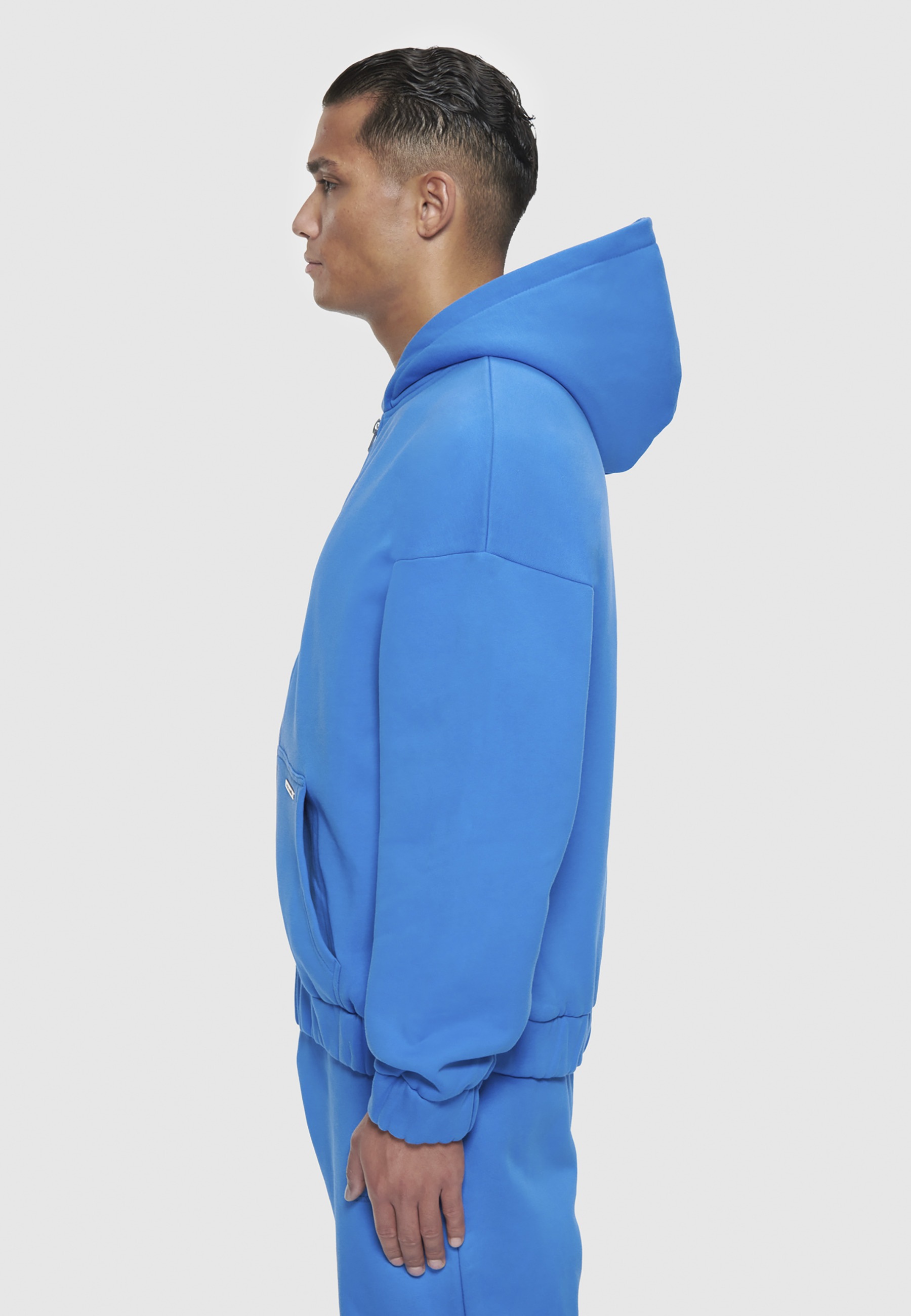 Dropsize Kapuzenpullover »Dropsize Herren Bazix Republiq Super Heavy Blank Zip-Hoodie« 1