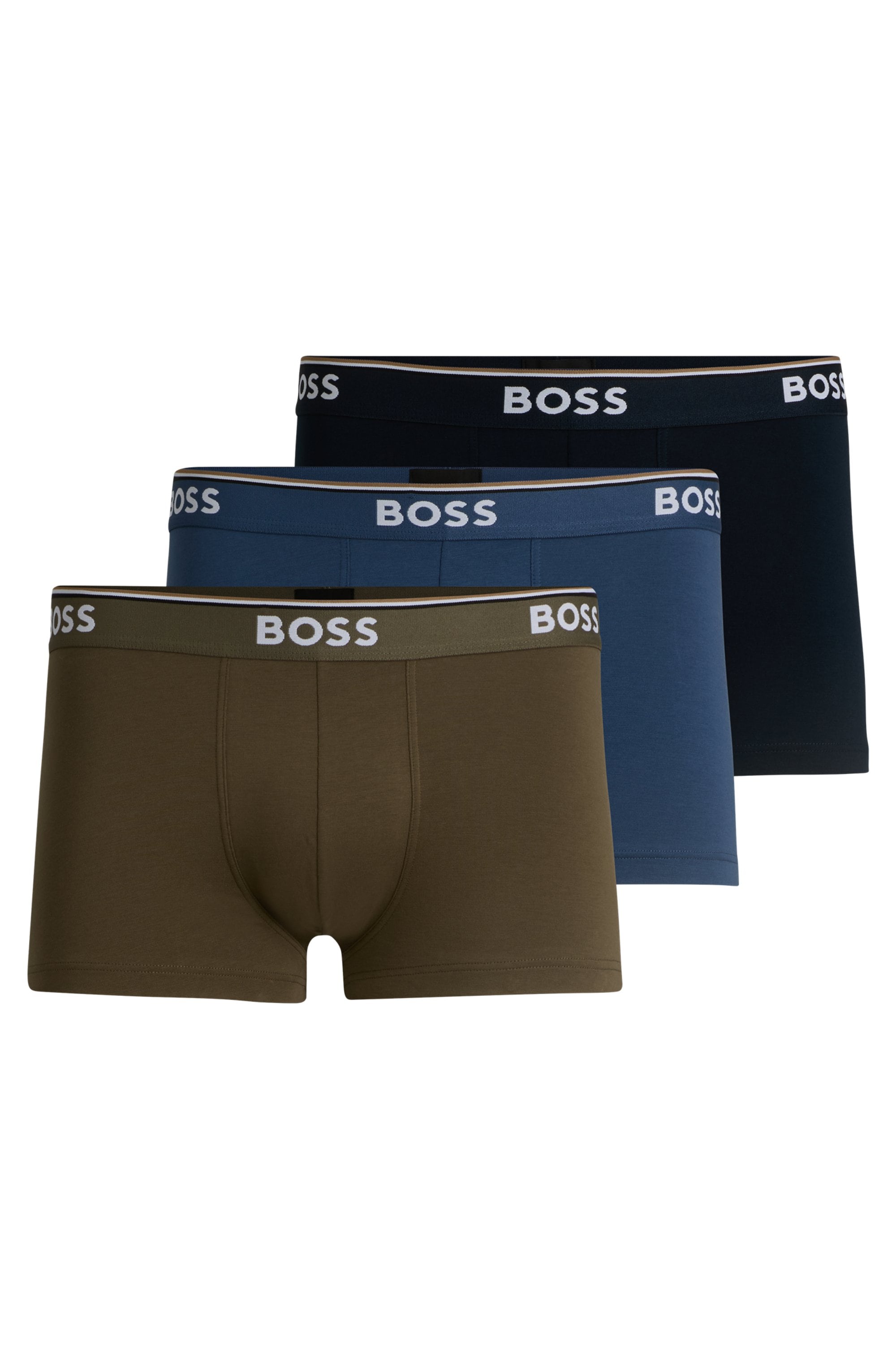 BOSS Trunk "3P Power", (Packung, 3 St.), mit BOSS Schriftzug auf dem Bund günstig online kaufen