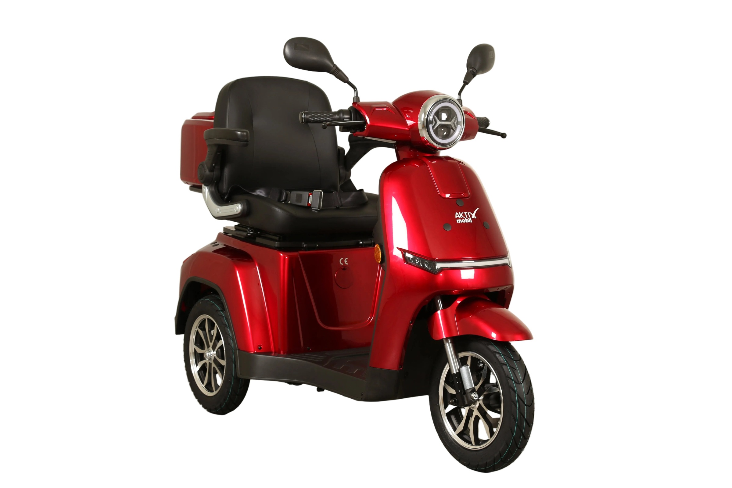 Aktiv mobil Elektromobil "AM E-Rider 1000, 25 km/h mit Topcase" 1.000 W 25 km/h Topcase mit Fassungsvermögen von ca. 25 l, Staufach mit ca. 19 l