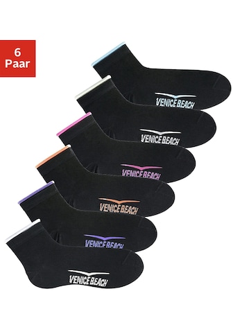 Kurzsocken, (Set, 6 Paar)