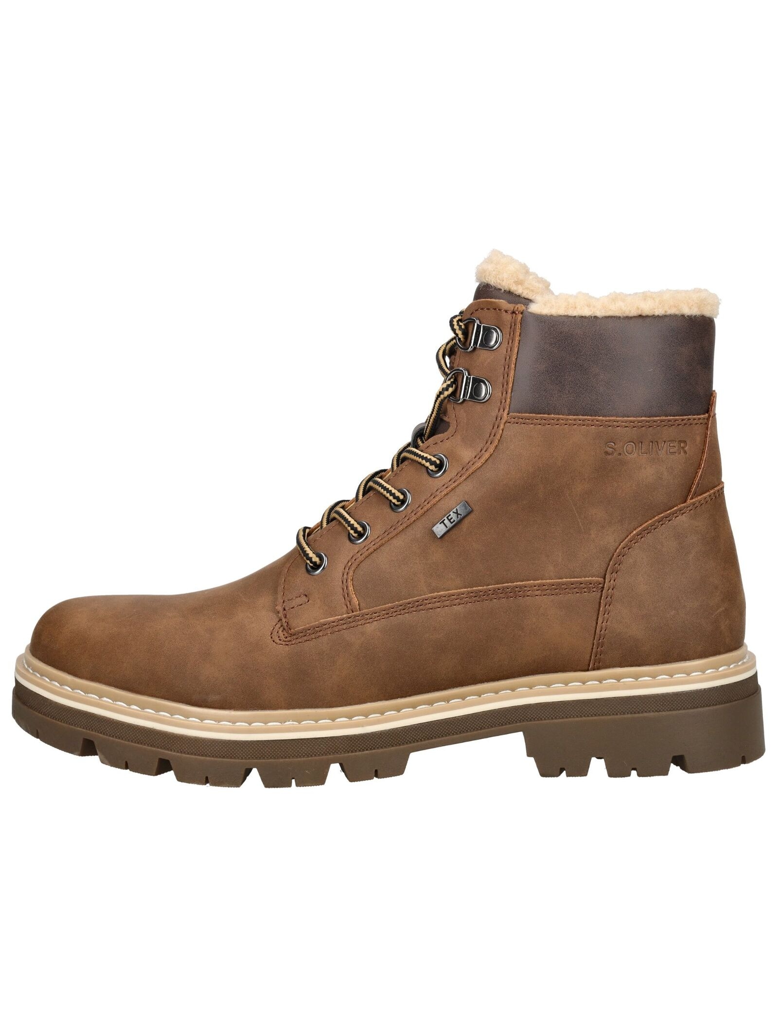 s.Oliver Schnürstiefelette »s.Oliver Stiefelette Lederimitat«