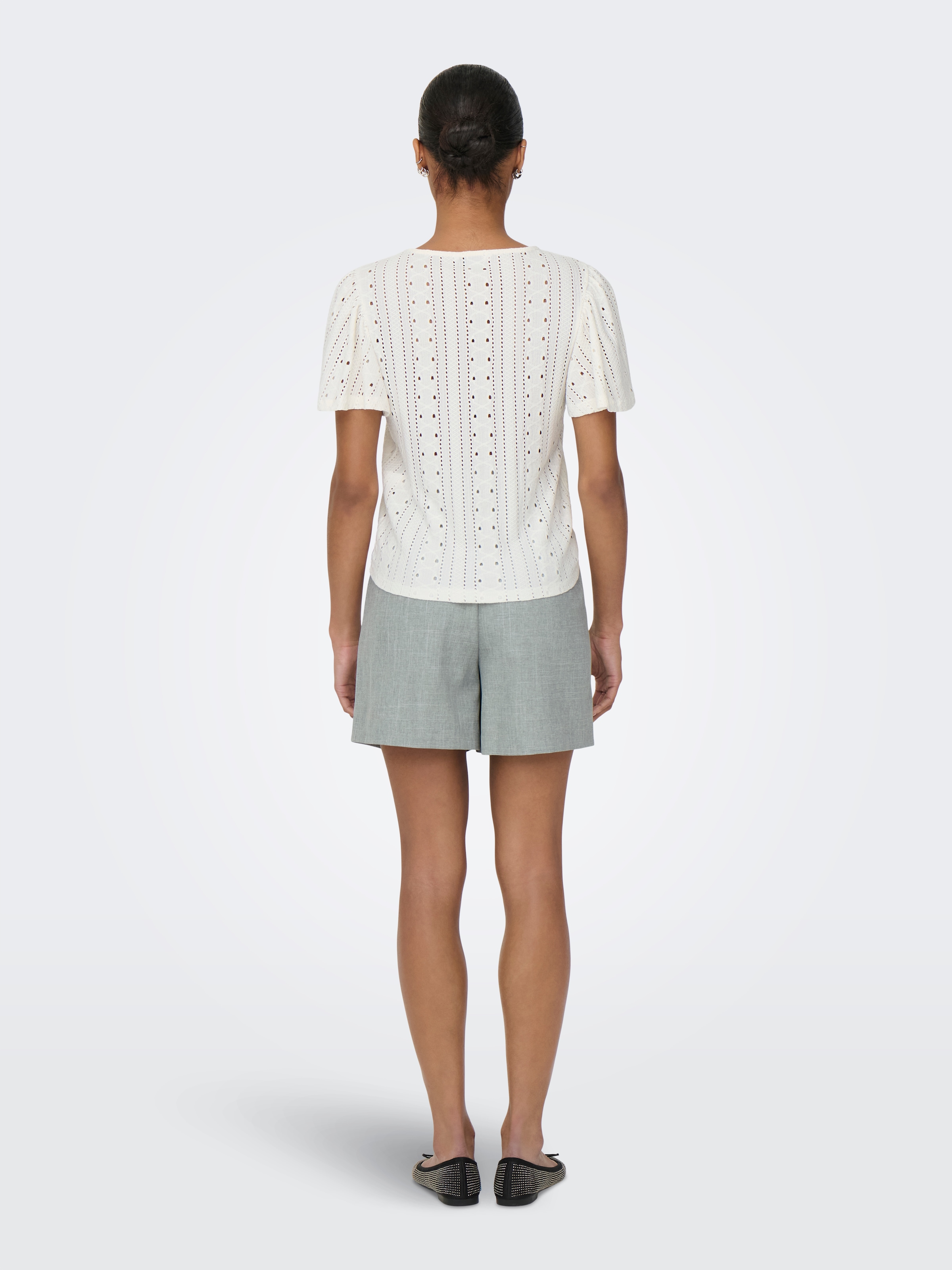 ONLY Kurzarmshirt »ONLRIVERSIDE S/S FLAIRED TOP JRS«
