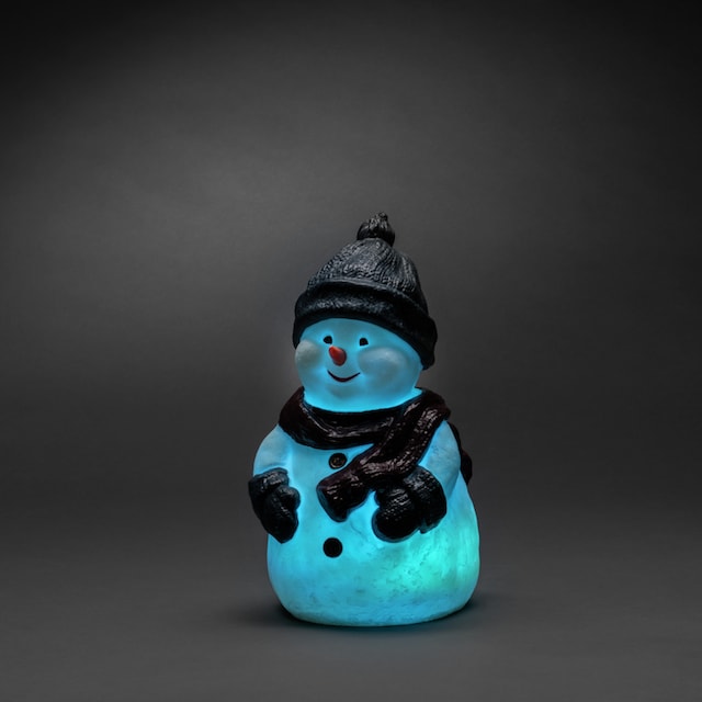 KONSTSMIDE LED Dekofigur »Kunststoffschneemann, Weihnachtsdeko aussen«,  RGB-Farbwechsel, 1 RGB Diode kaufen | BAUR