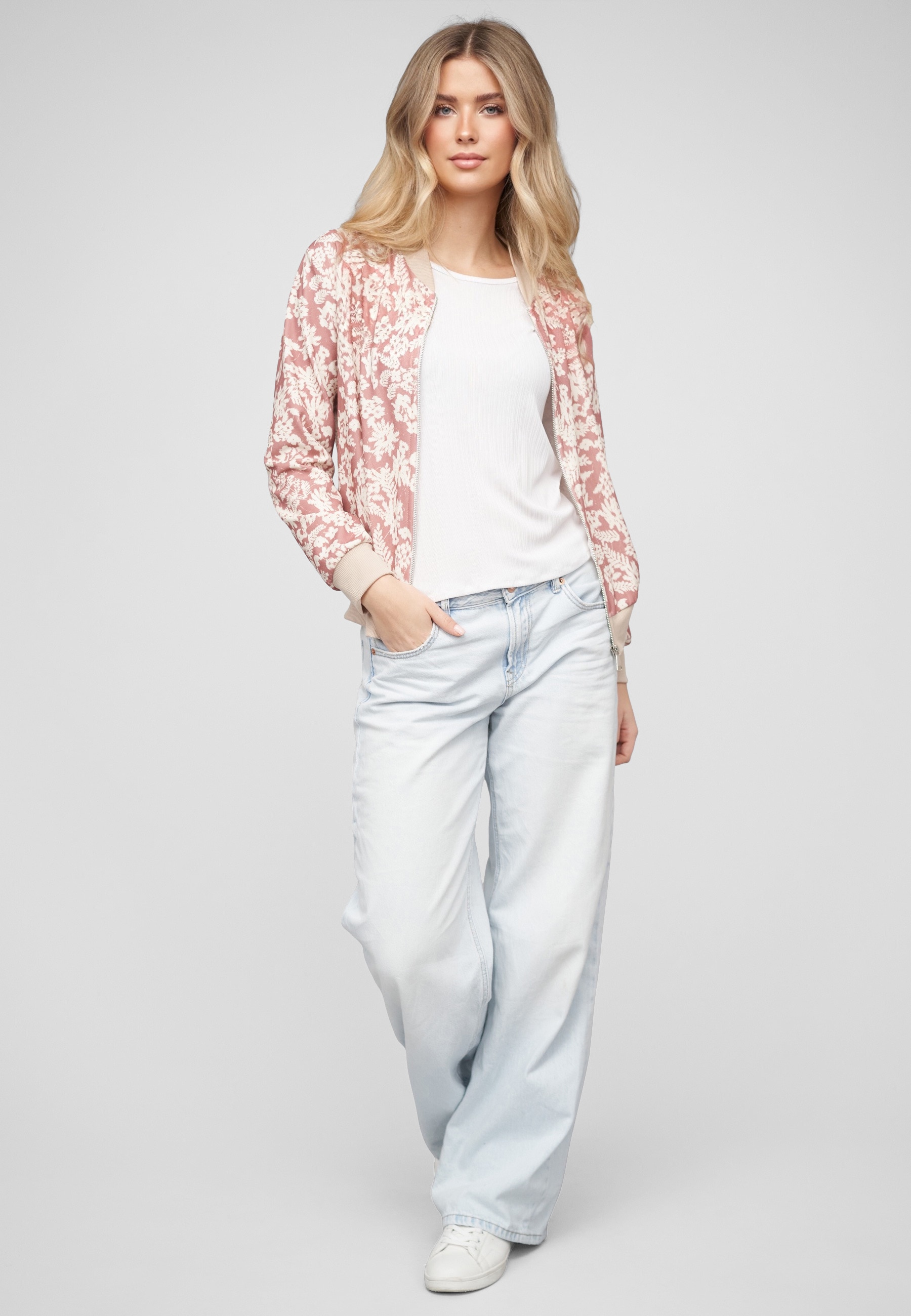 CLOUD 5IVE Bomberjacke »CLOUD 5IVE Blouson Bomberjacket« 1 Stk. tlg. ohne Kapuze