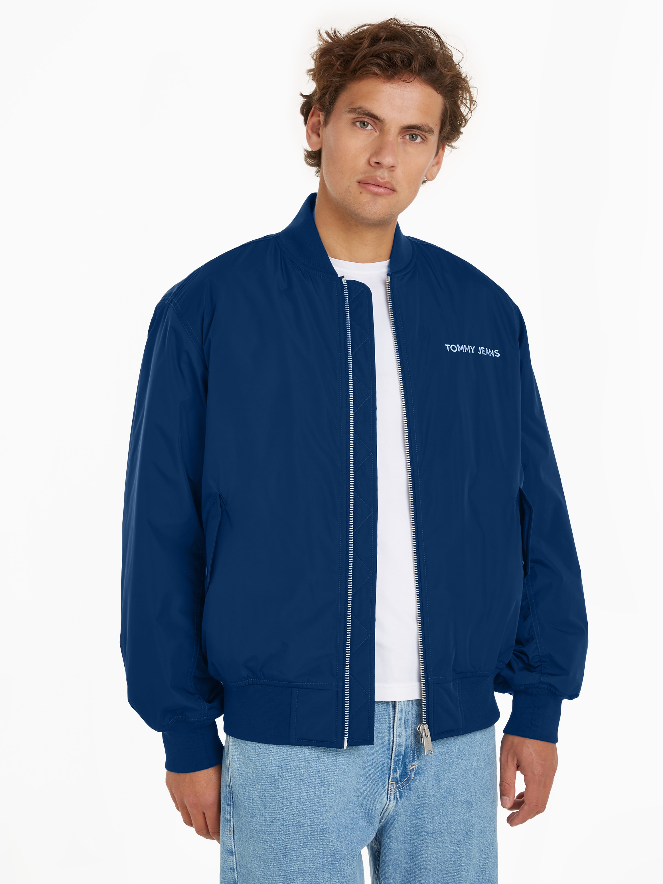 Bomberjacke »TJM CLASSICS BOMBER JACKET EXT«, mit Tommy Jeans Logoschriftzug