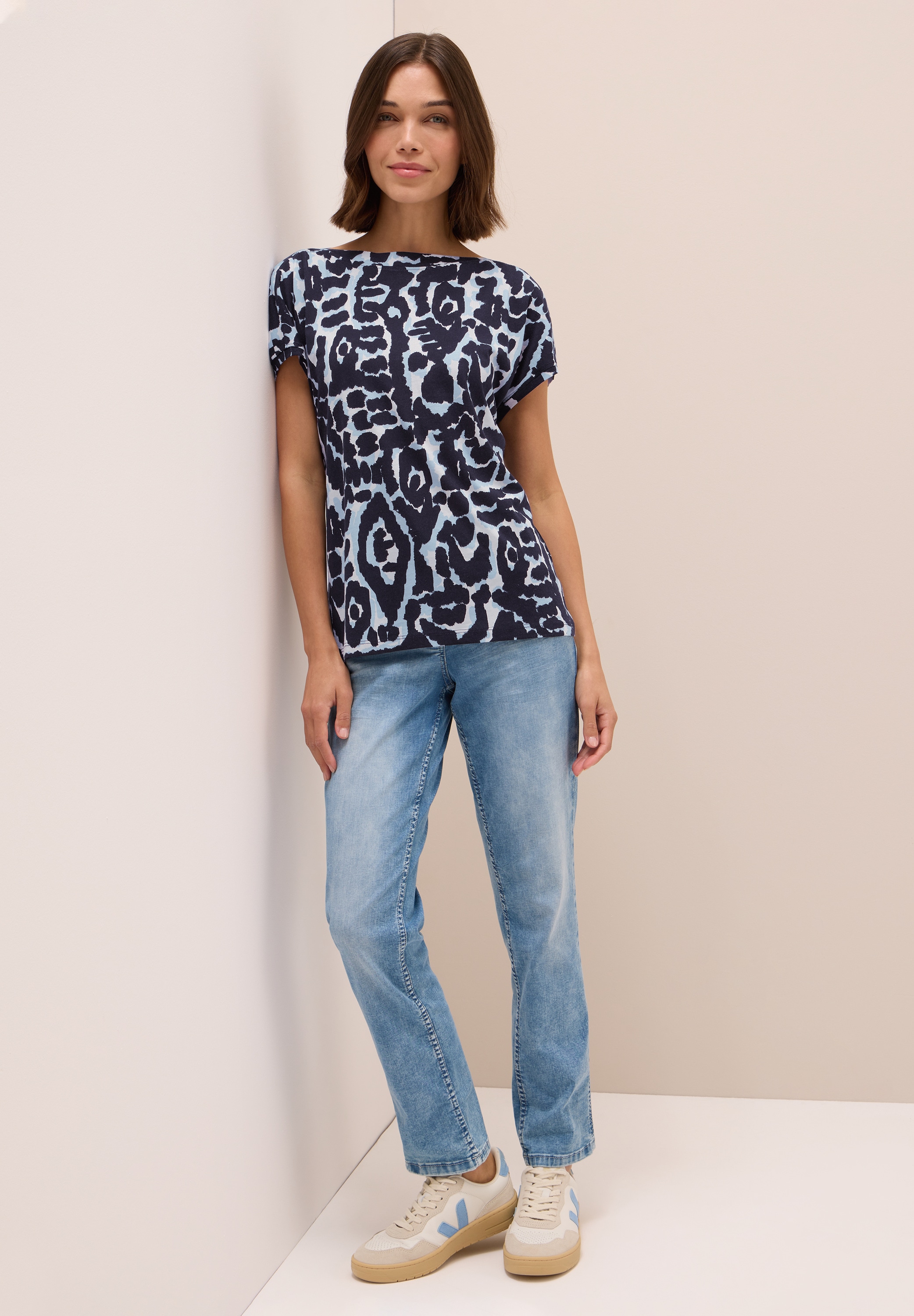 Cecil T-Shirt, mit grafischem Muster