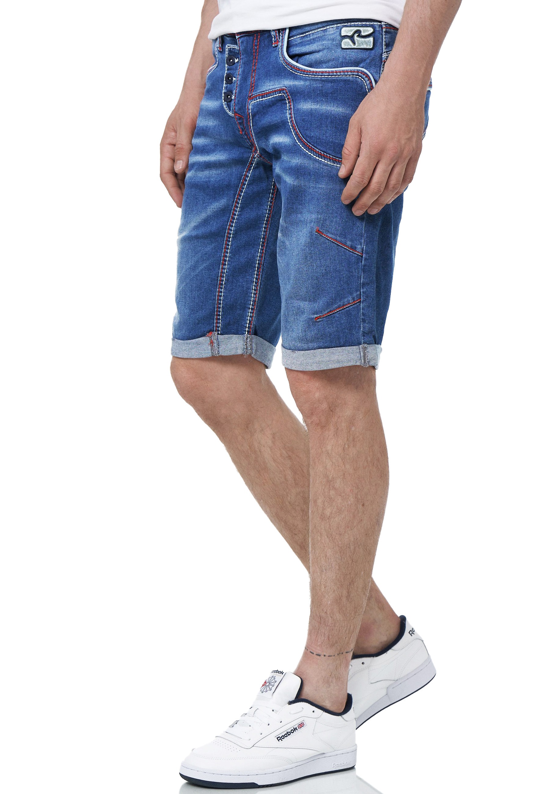 Rusty Neal Shorts »Ruben«, in tollem Jeans-Look