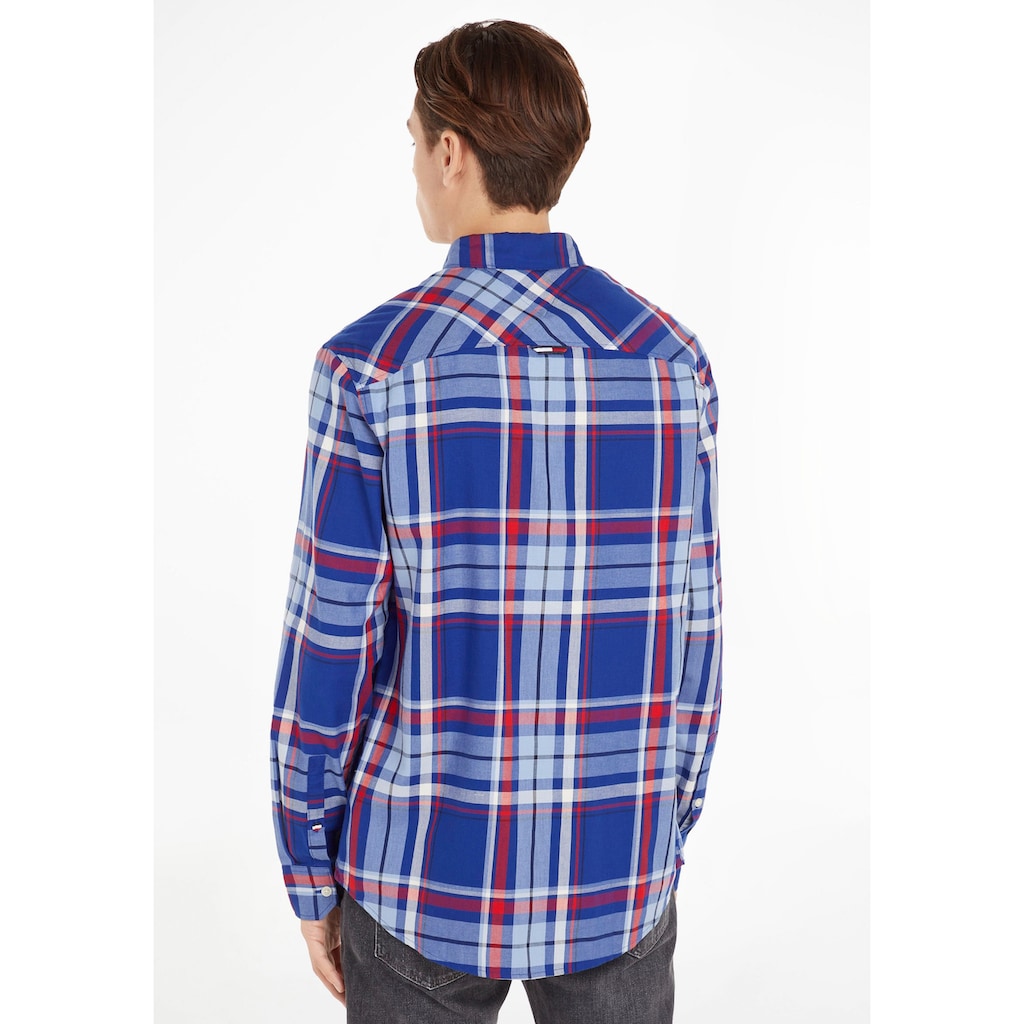 Tommy Jeans Langarmhemd »TJM CLSC ESSENTIAL CHECK SHIRT«