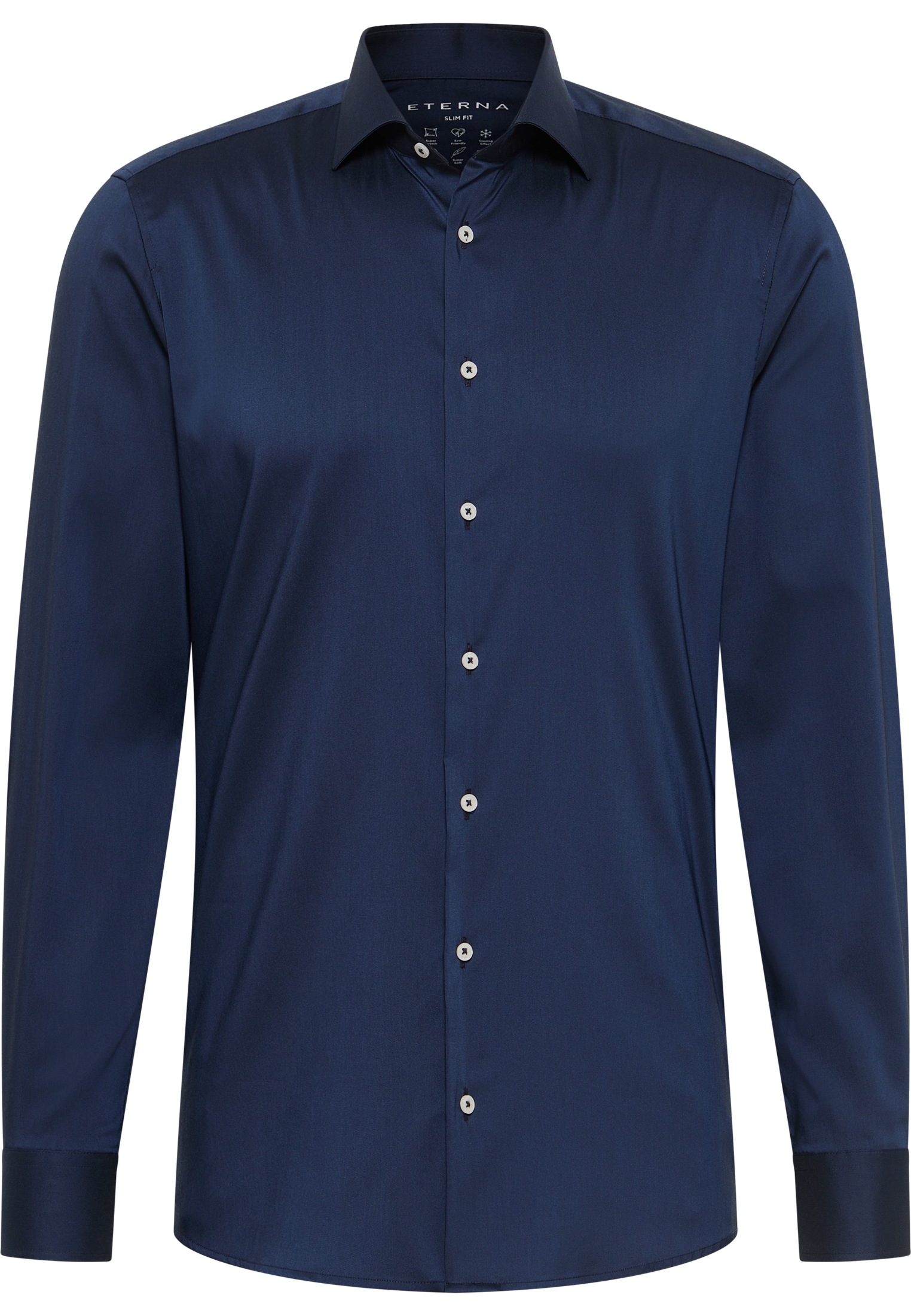 Eterna Langarmhemd »SLIM FIT«, EASY IRON (bügelleicht)