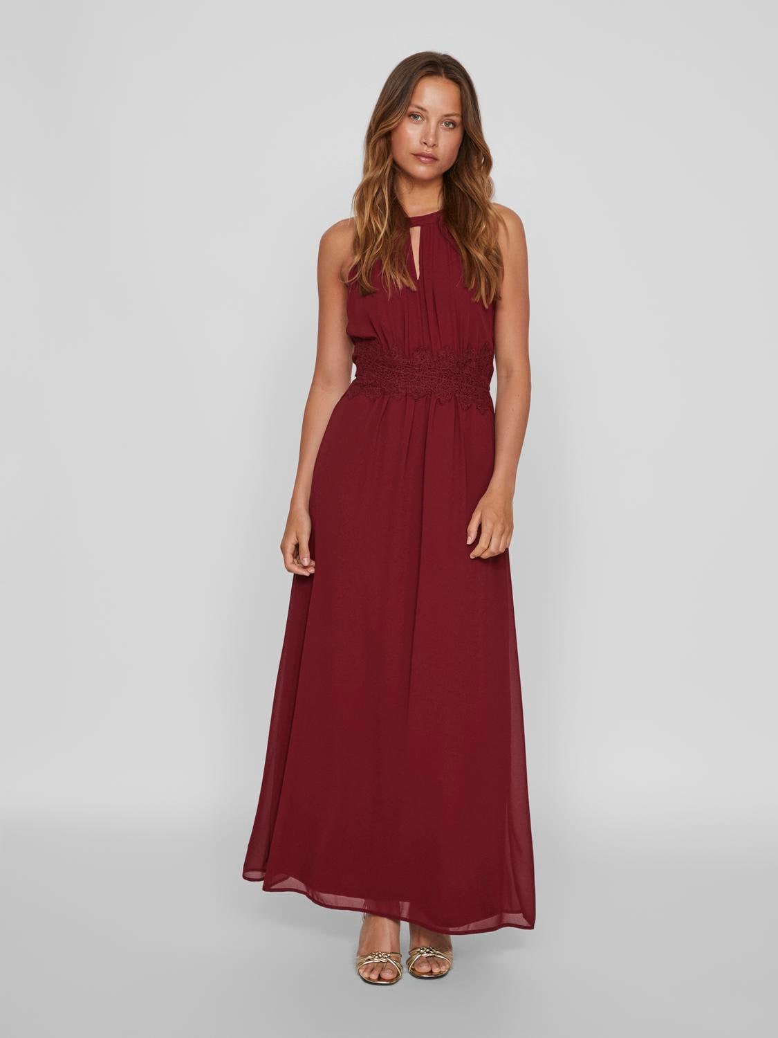 Vila Maxikleid »VIMILINA HALTERNECK MAXI DRESS - NOOS«