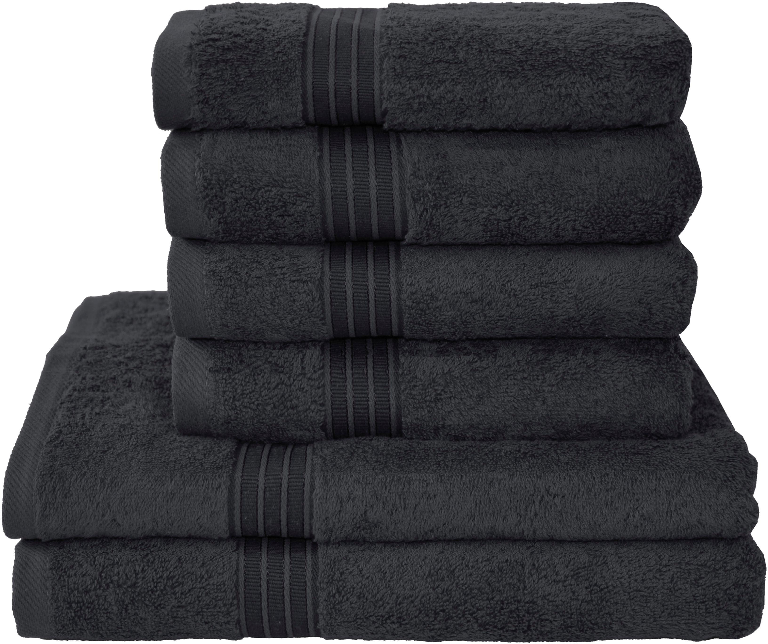 Dyckhoff Handtuch Set "Siena" Set in tollen Unifarben