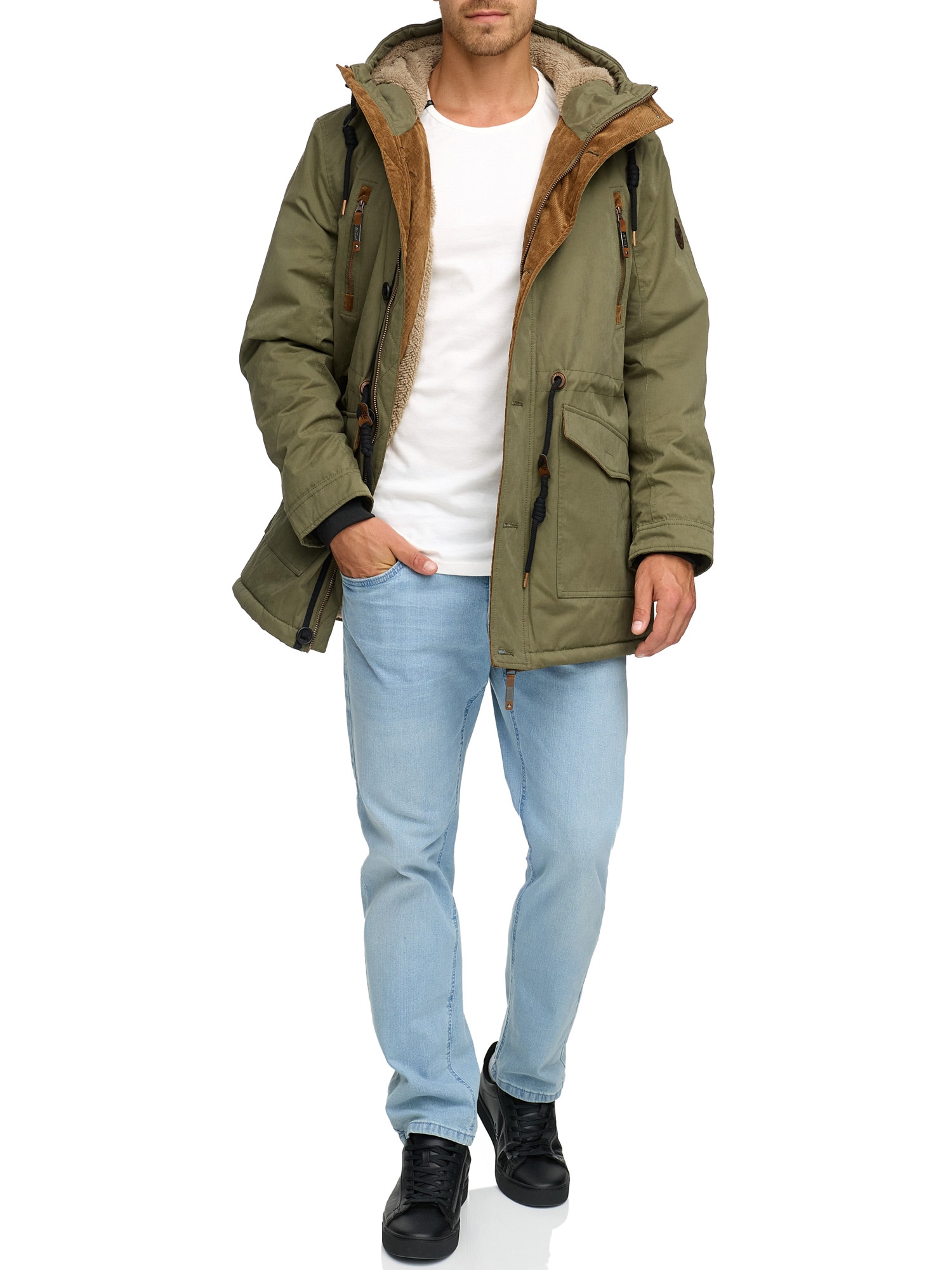 Indicode Parka »INGillespie« mit Kapuze