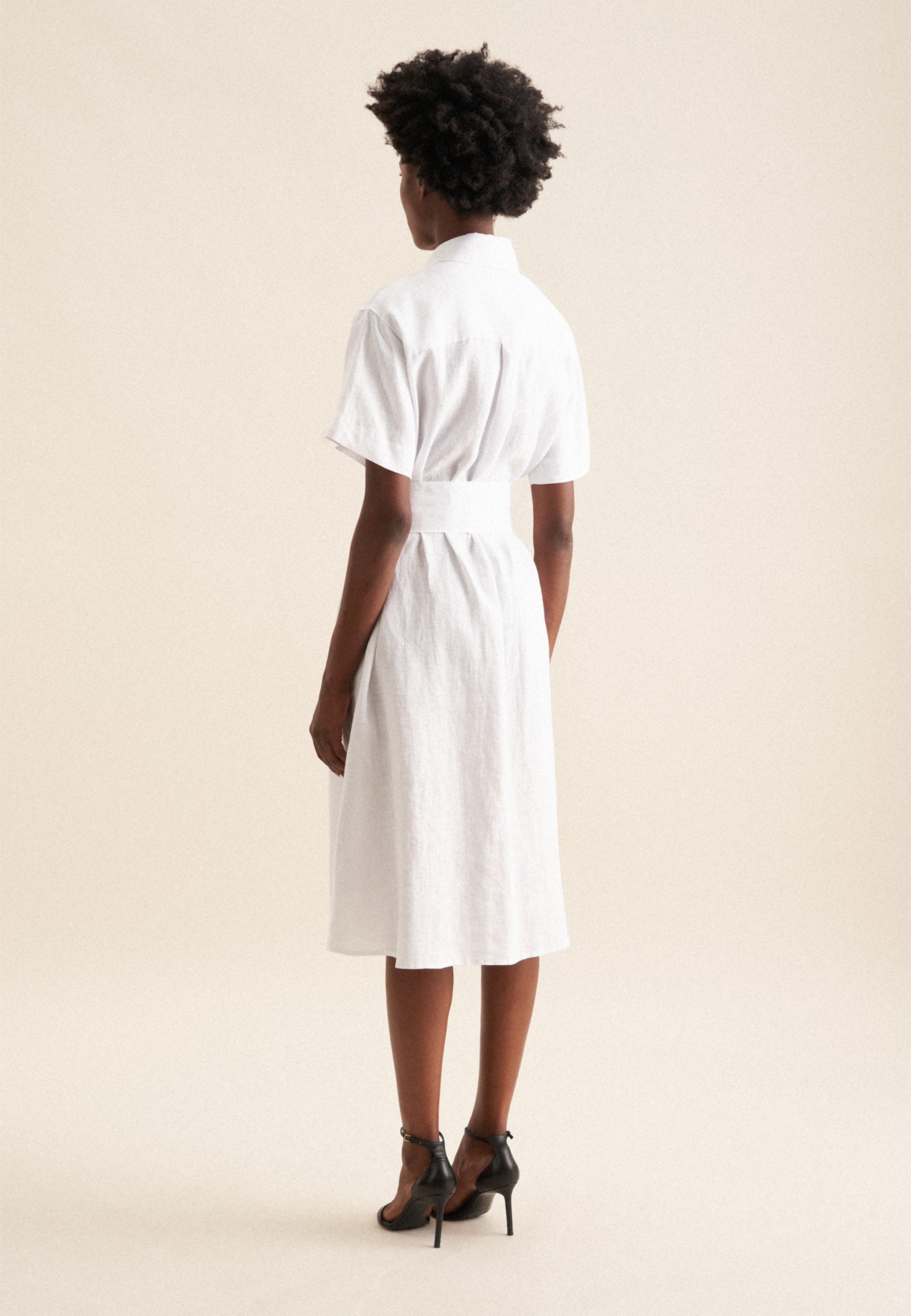 seidensticker Sommerkleid "Schwarze Rose" 1/2 Rundhals Uni günstig online kaufen