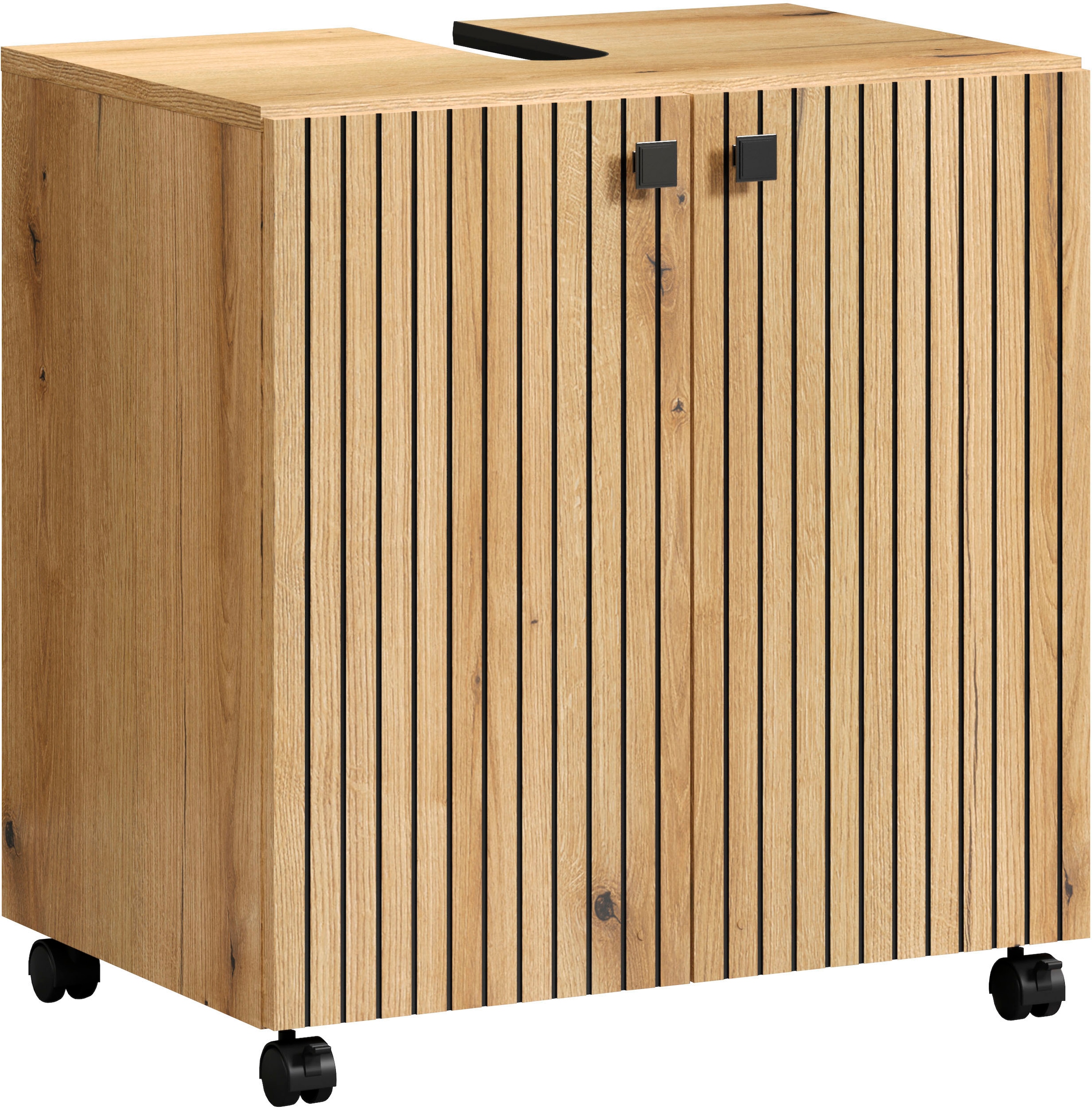welltime Waschbeckenunterschrank "Amrum", BxHxT 80 x 64 x 42cm Waschbeckenu günstig online kaufen