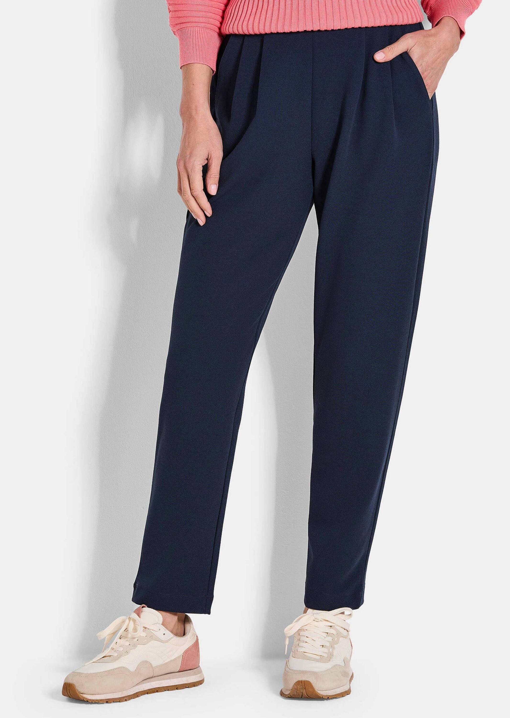 Goldner Sara Women's Pull-On Trousers Navy Size 48 2