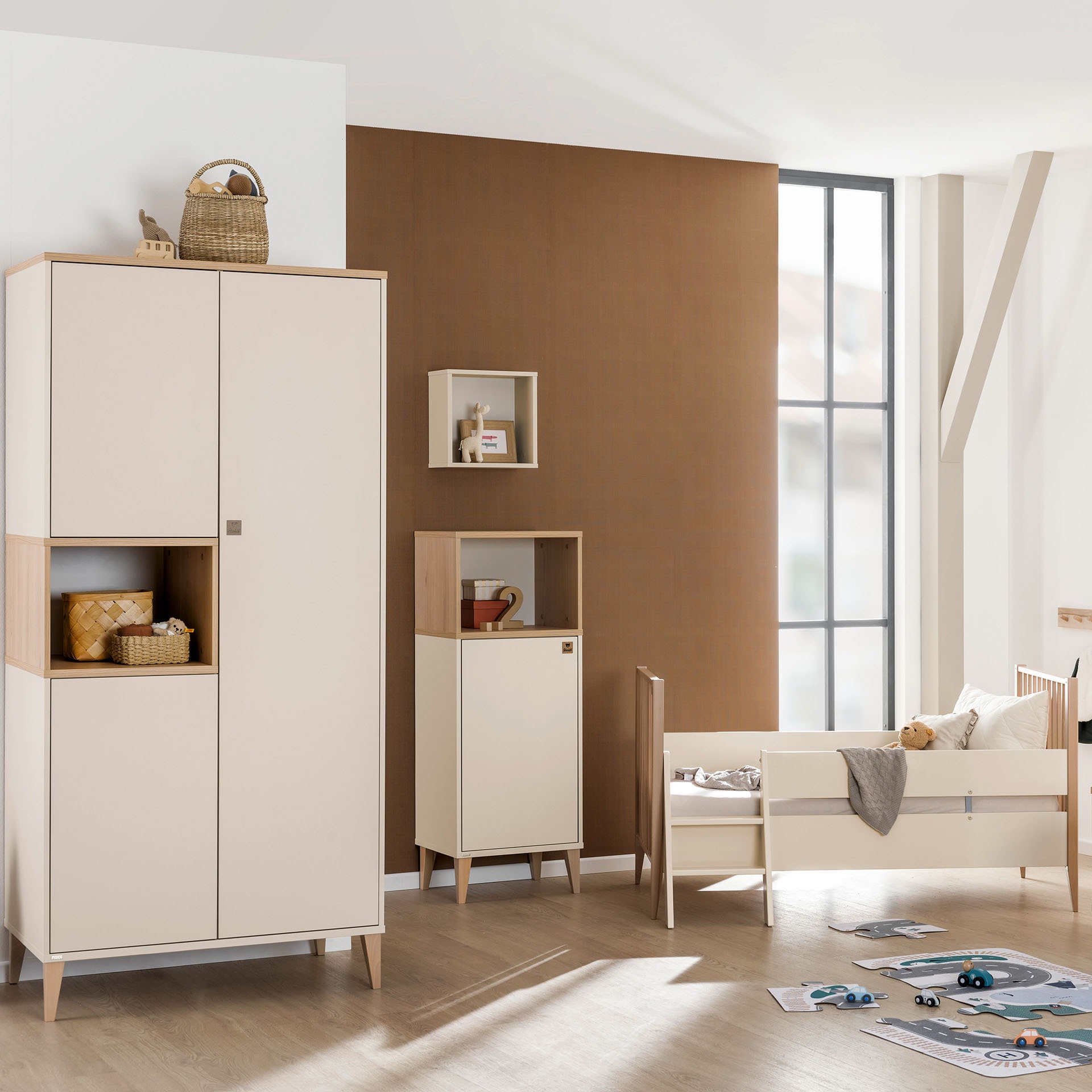 PAIDI Umbauseiten »MILA & BEN Steiff by PAIDI Sicherheits-Set«, für den Umbau vom Babybett zum Juniorbett oder Kindersofa