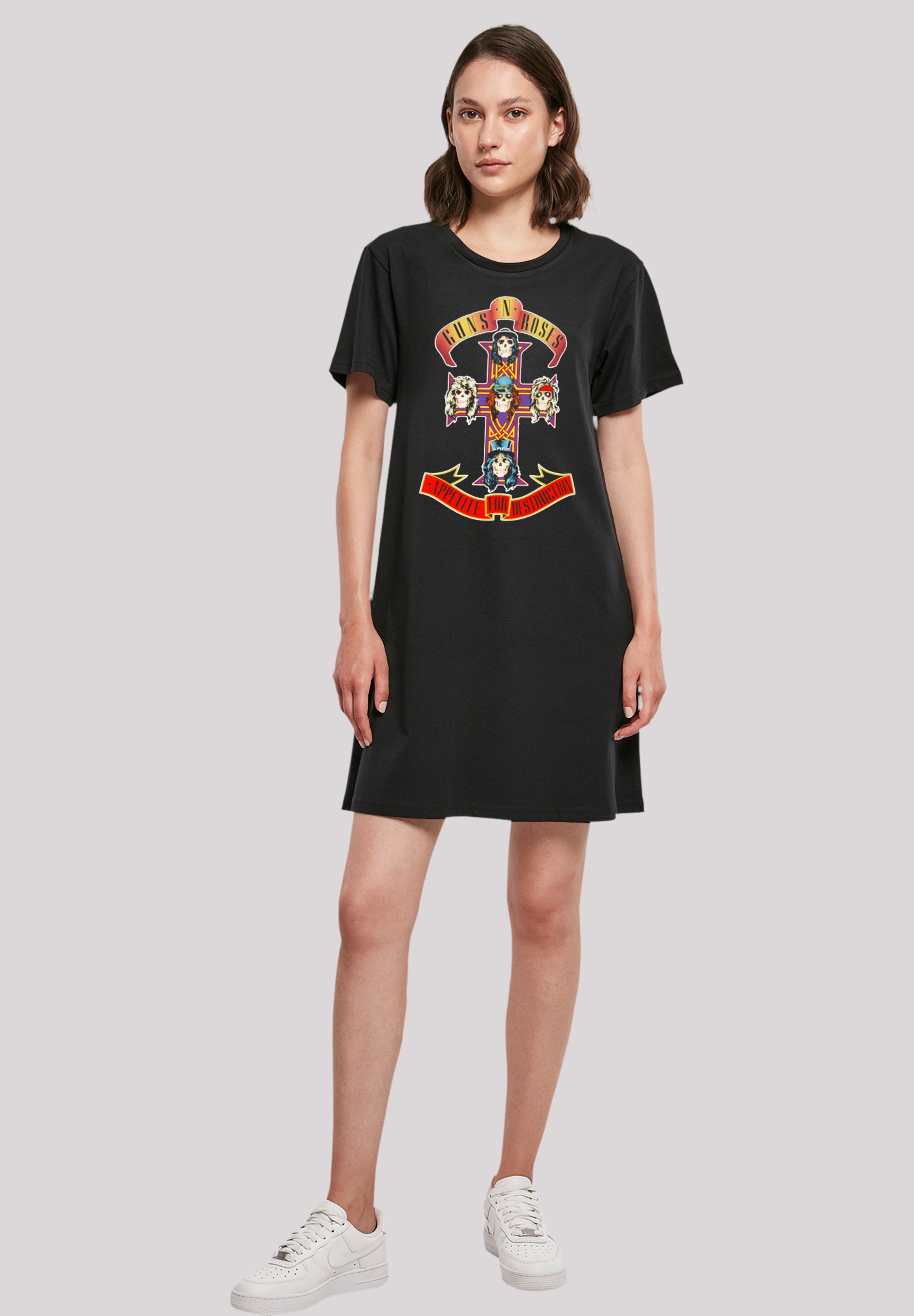 F4NT4STIC Shirtkleid »Guns 'n' Roses Appetite For Destruction«, Premium Qualität