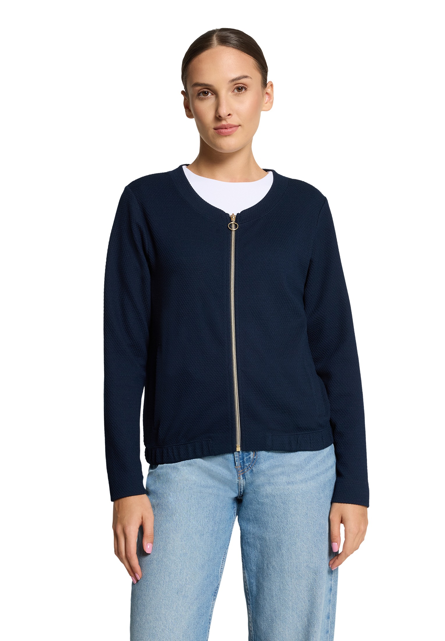 Betty Barclay Sweatjacke "Damen Shirtjacke mit Struktur" günstig online kaufen