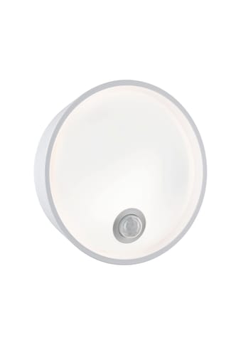 LED Außen-Wandleuchte »Platomo IP44 rund 180mm 3000K 14,5W 1200lm 230V Kunststoff«, 1...