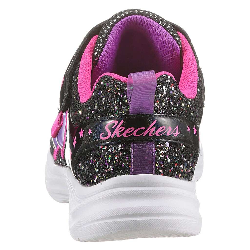 Skechers Kids Sneaker »Blinkschuh GLIMMER KICKS STARLET SHINE«, mit cooler Blinkfunktion