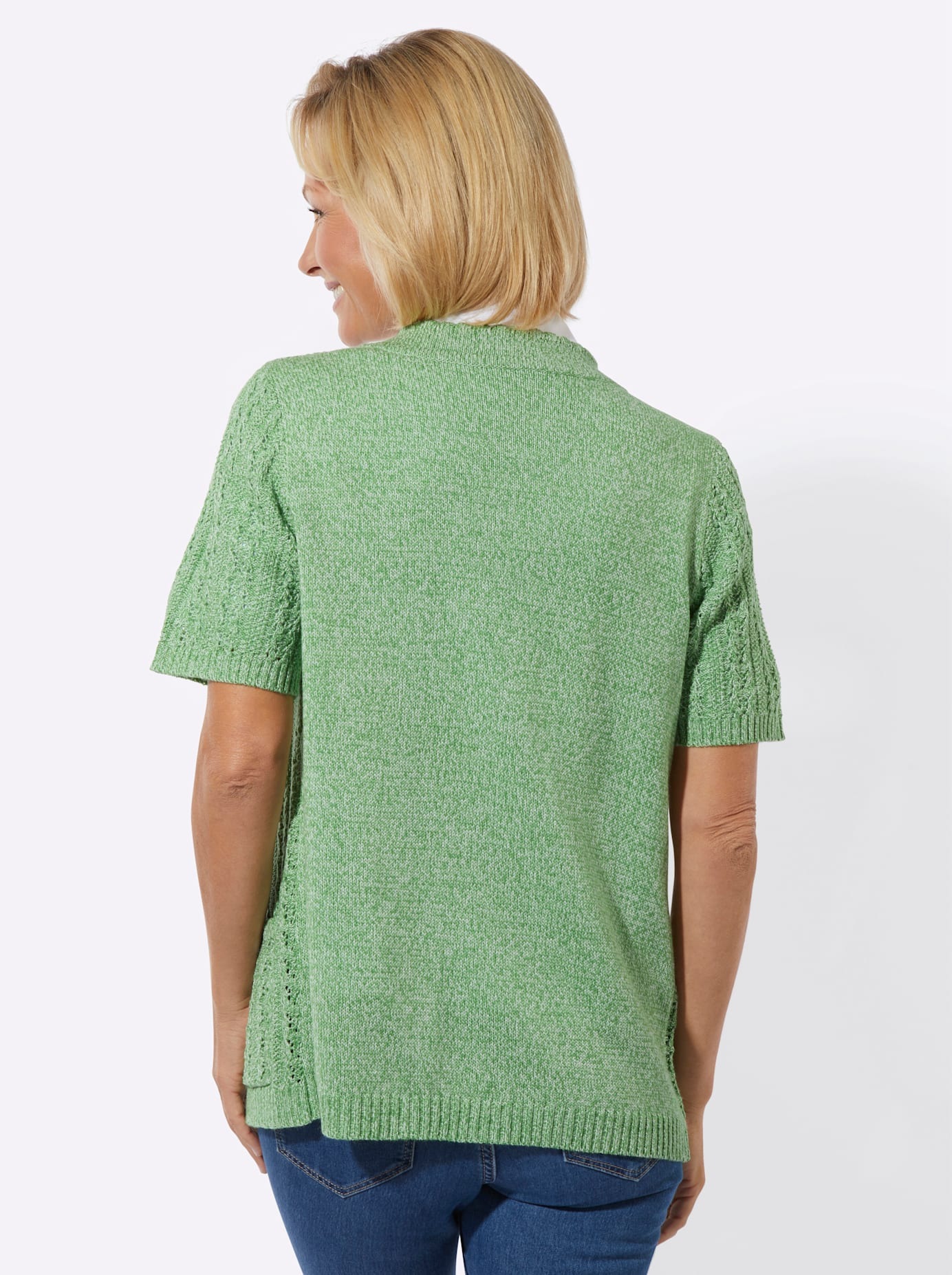 Classic Basics Ajourstrickjacke günstig online kaufen