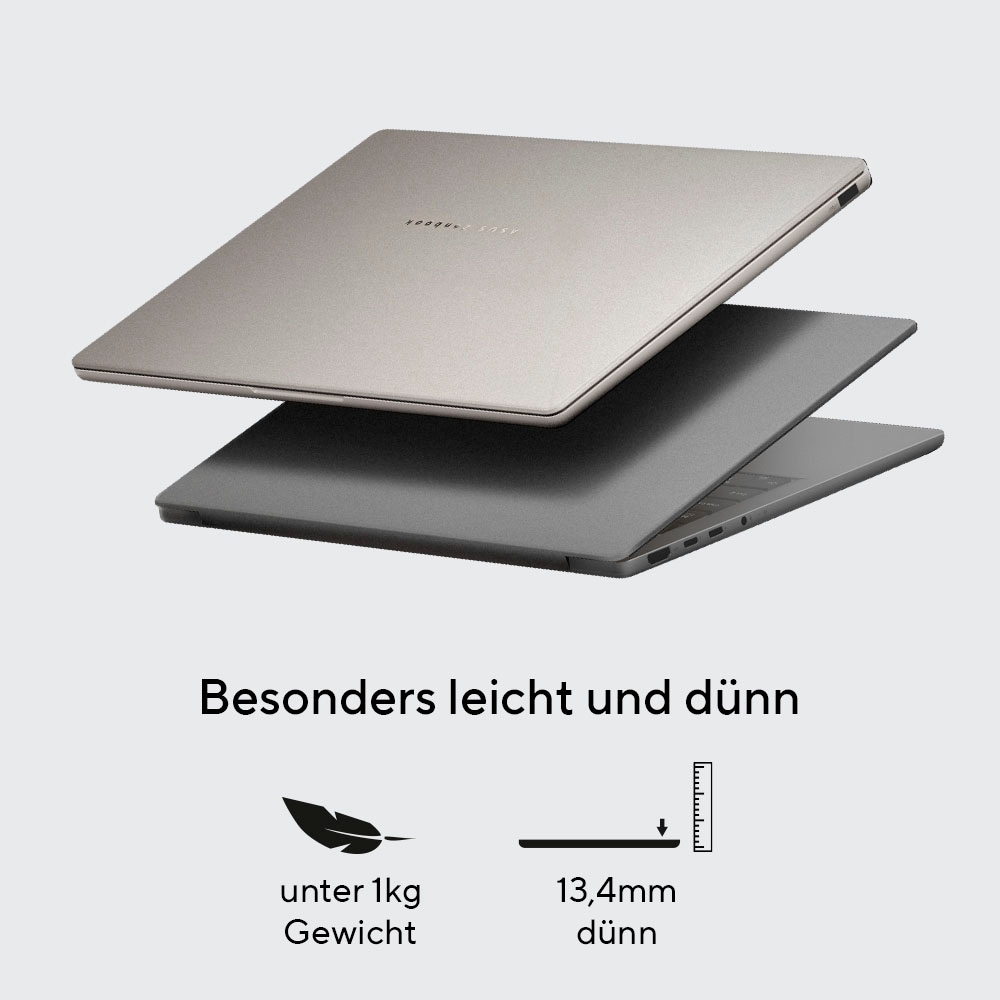 Asus Gaming-Notebook »ZenBook A14 X1-26-100 16 512 UX3407QA-QD290W«, 35,6 cm, / 14 Zoll, Qualcomm, X, 512 GB SSD