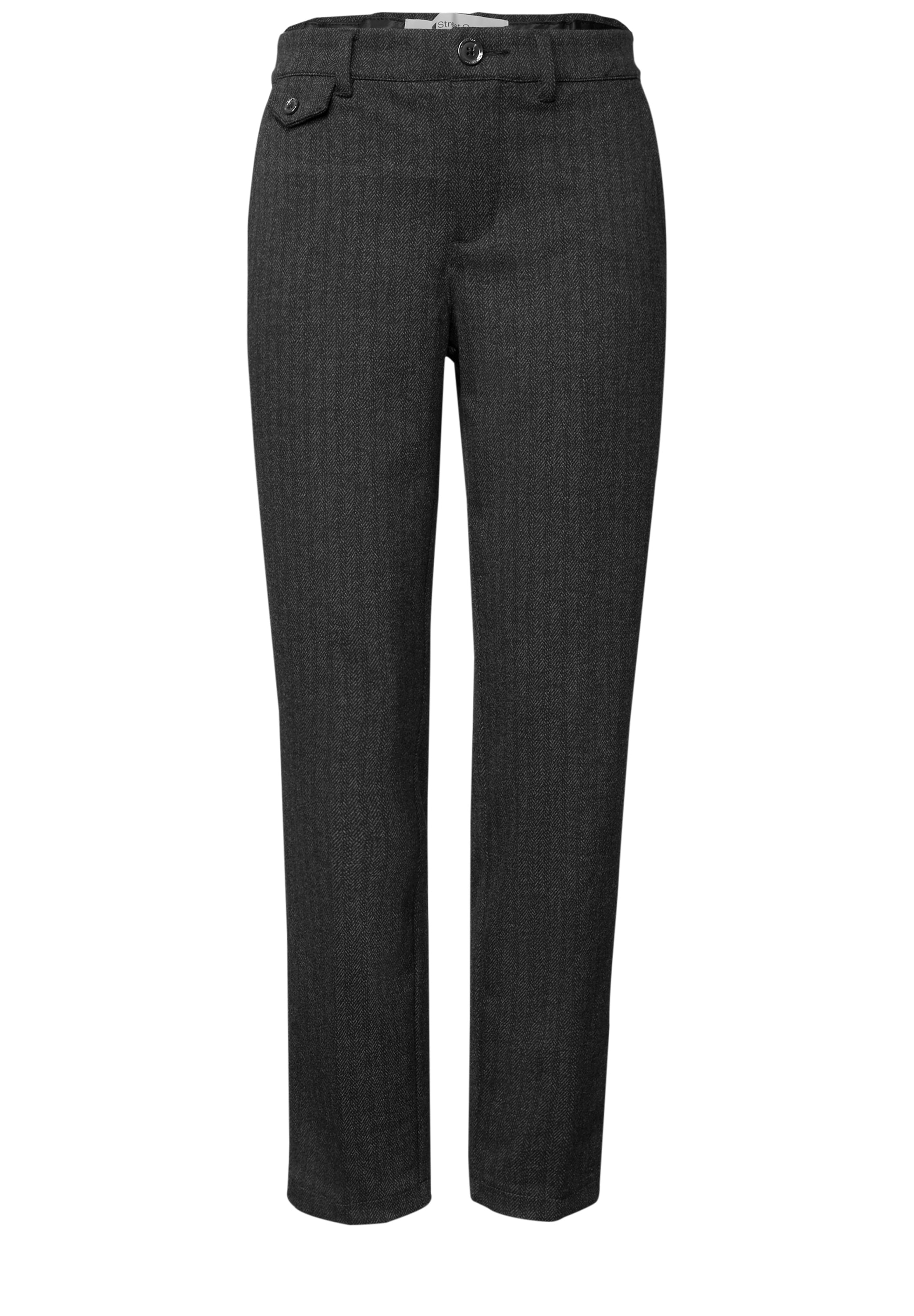 STREET ONE Chinohose  kariert