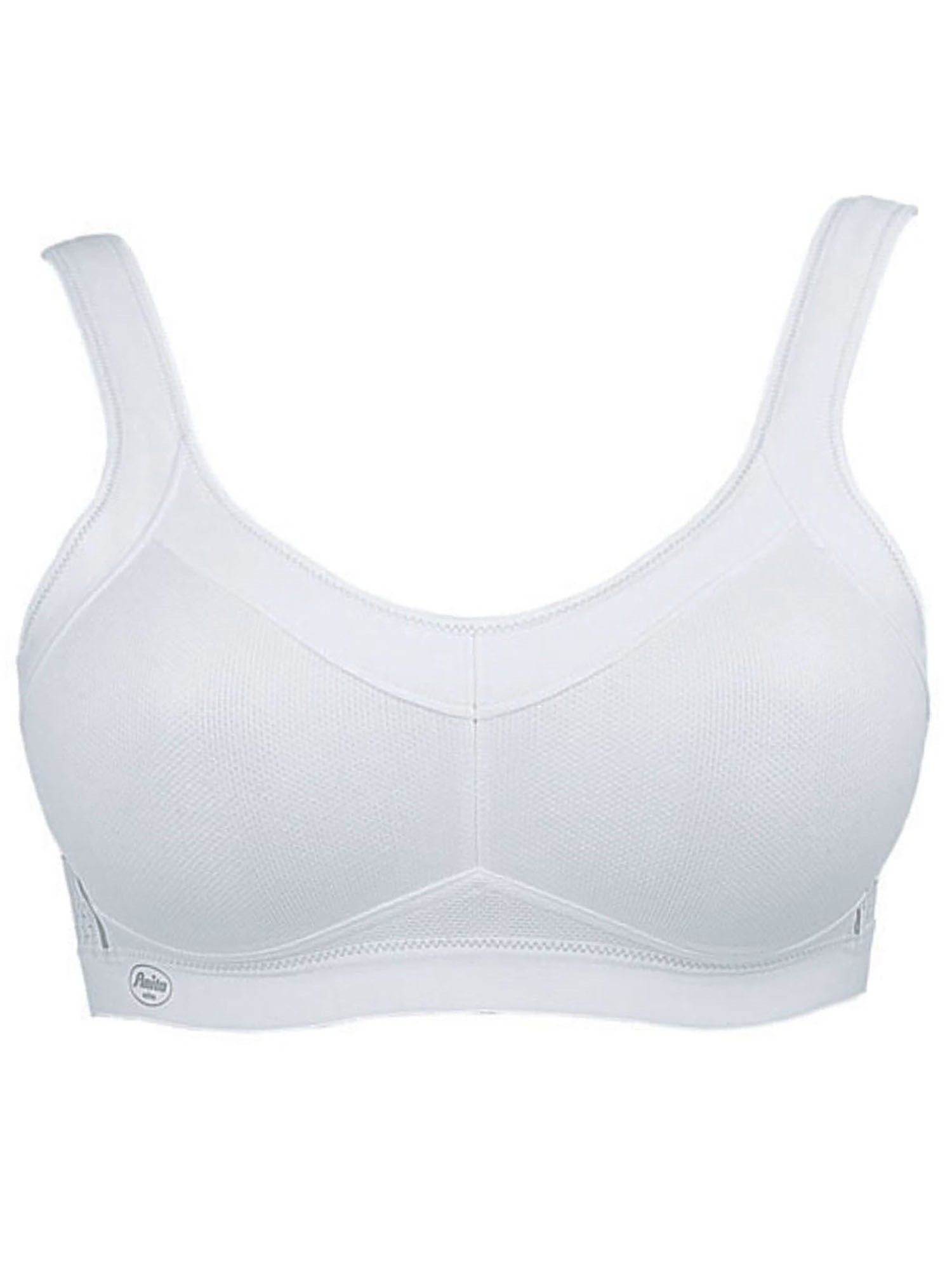 ANITA Damen Sport-BH "Sport BH momentum", Gr. 85, weiß, Obermaterial: 70% Polyester PES. 15% Polyamid PA. 15% Elasthan EL., BHs