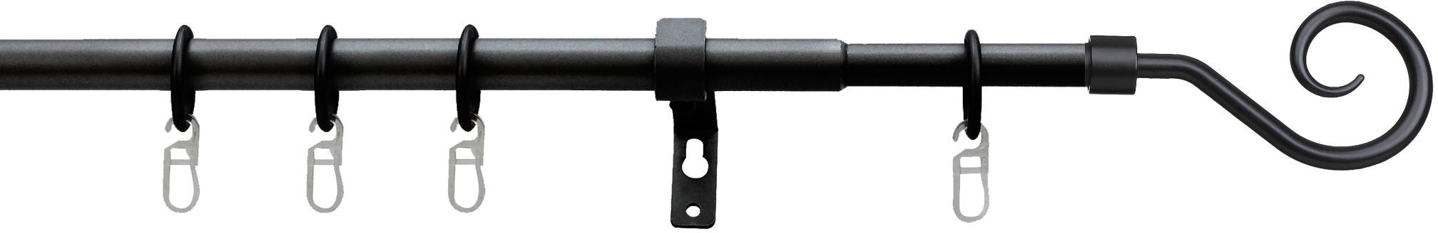 indeko Gardinenstange "Jena" Ø 13 mm 1 läufig-läufig ausziehbar stufenlos v günstig online kaufen