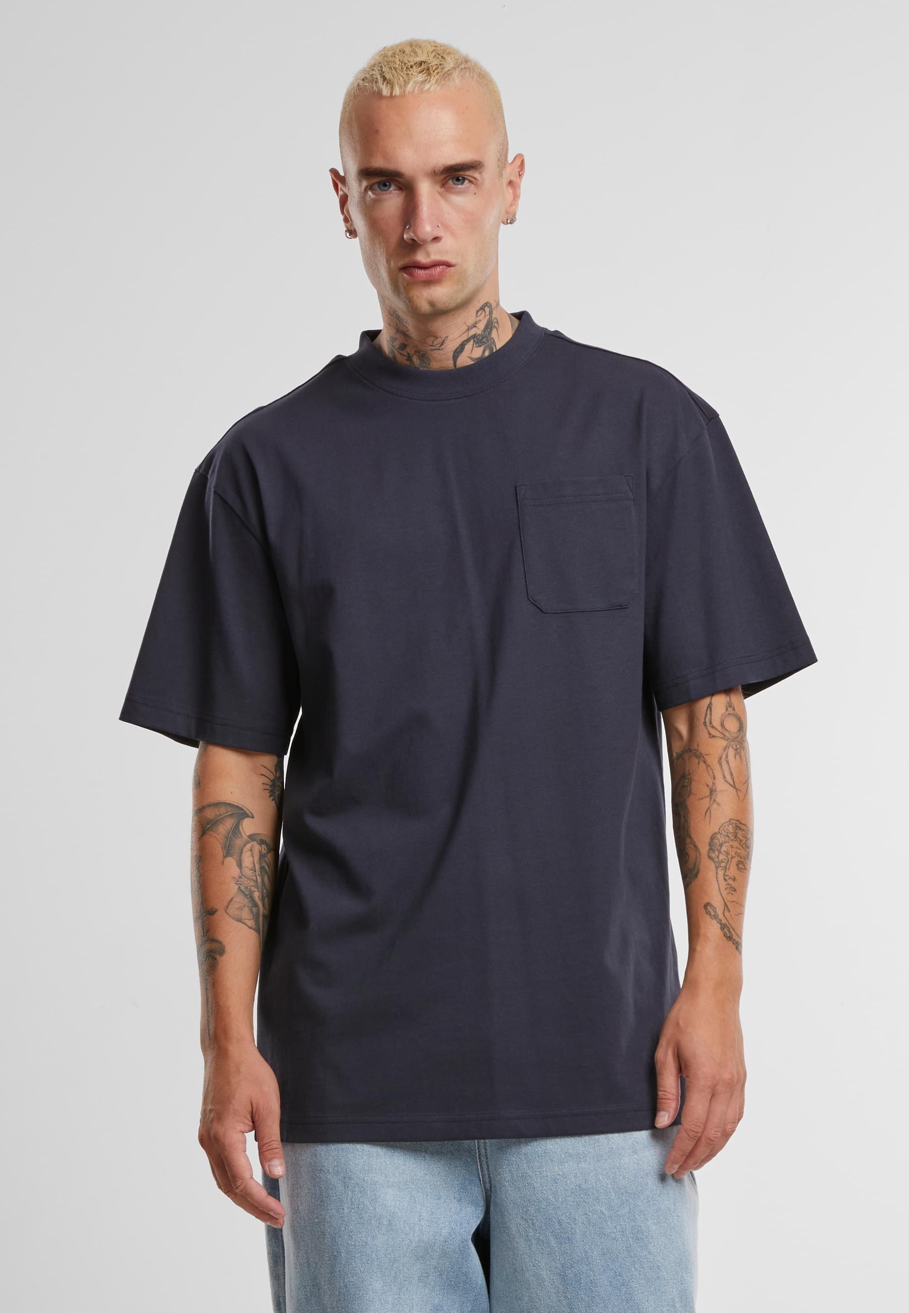 URBAN CLASSICS Langarmshirt »Urban Classics Tall Pocket Tee«, (1 tlg.)