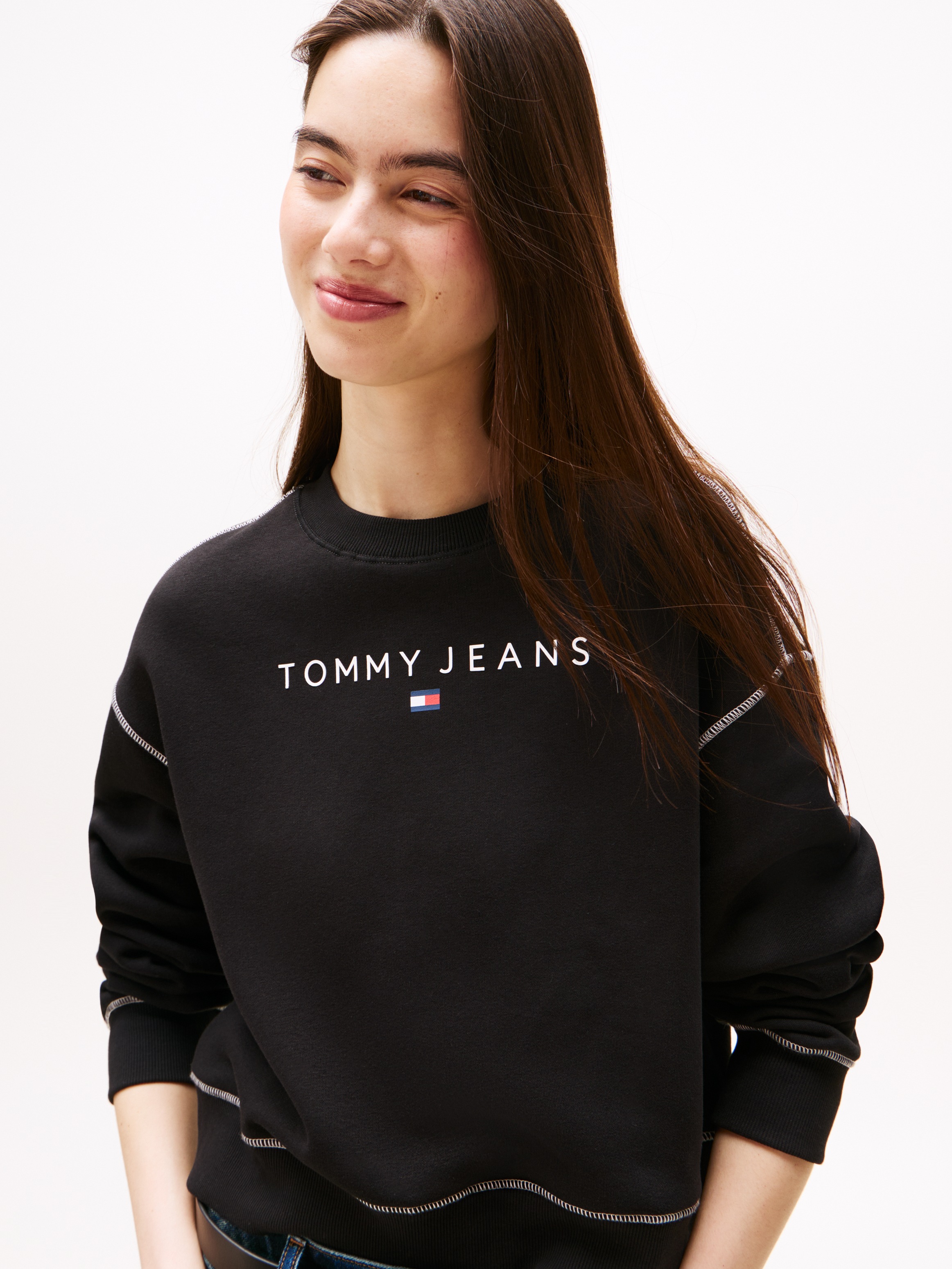 Tommy Jeans Sweatshirt »TJW RLX CRP STITCH LINEAR CREW«