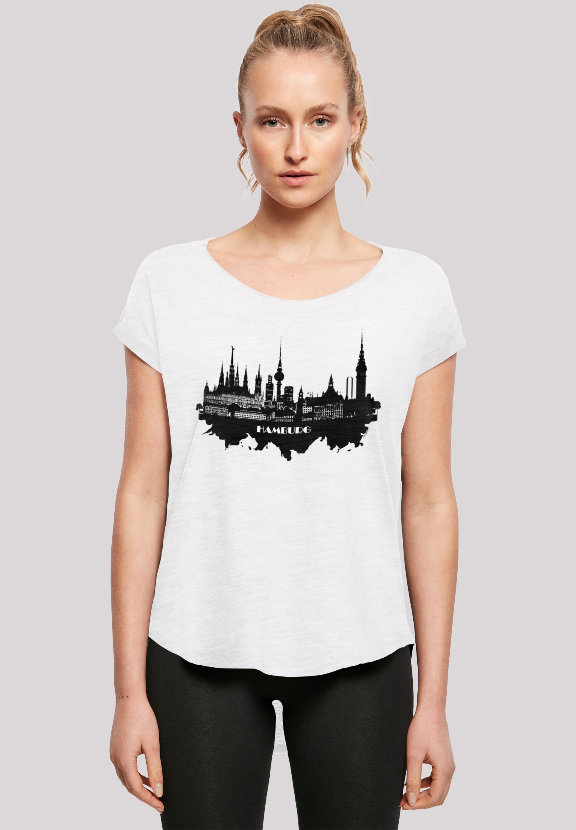 T-Shirt »Cities Collection - Hamburg skyline«, Print