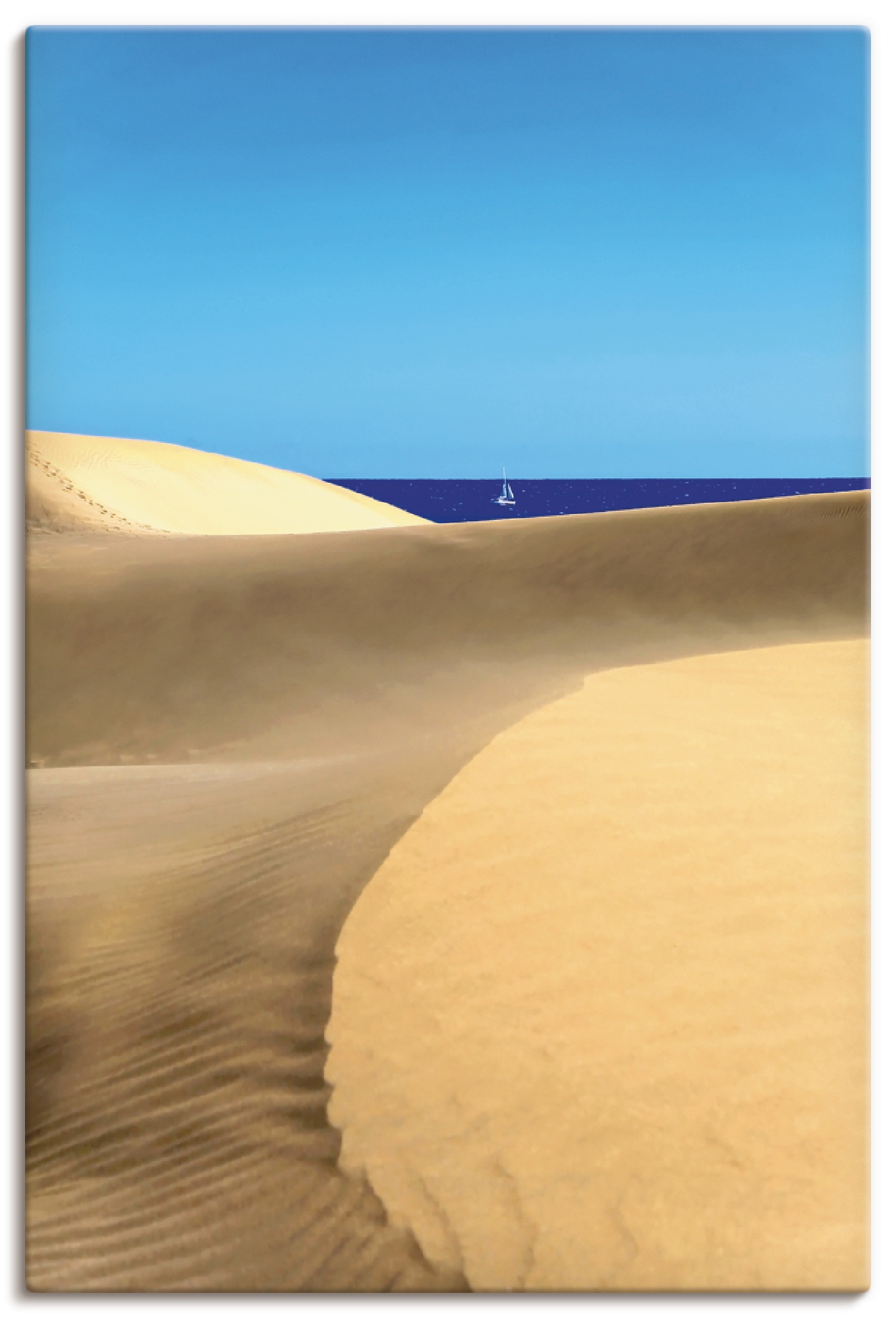 Black Friday Artland Wandbild »Wanderdünen von Playa Del Ingles«, Spanien, (1  St.), als Alubild, Leinwandbild, Wandaufkleber oder Poster in versch. Größen  | BAUR