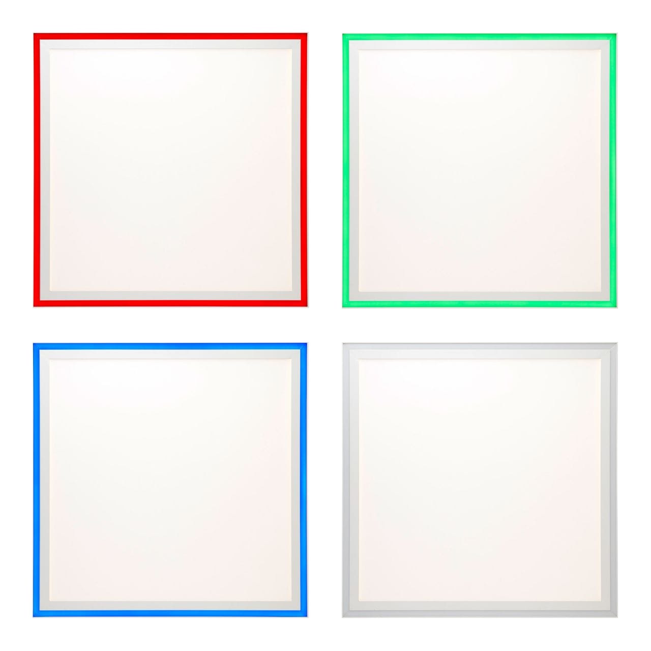 Brilliant LED Panel »Lanette«, 1 flammig, Leuchtmittel LED-Modul | LED fest integriert, LED Deckenaufbau-Paneel 60x60cm weiß