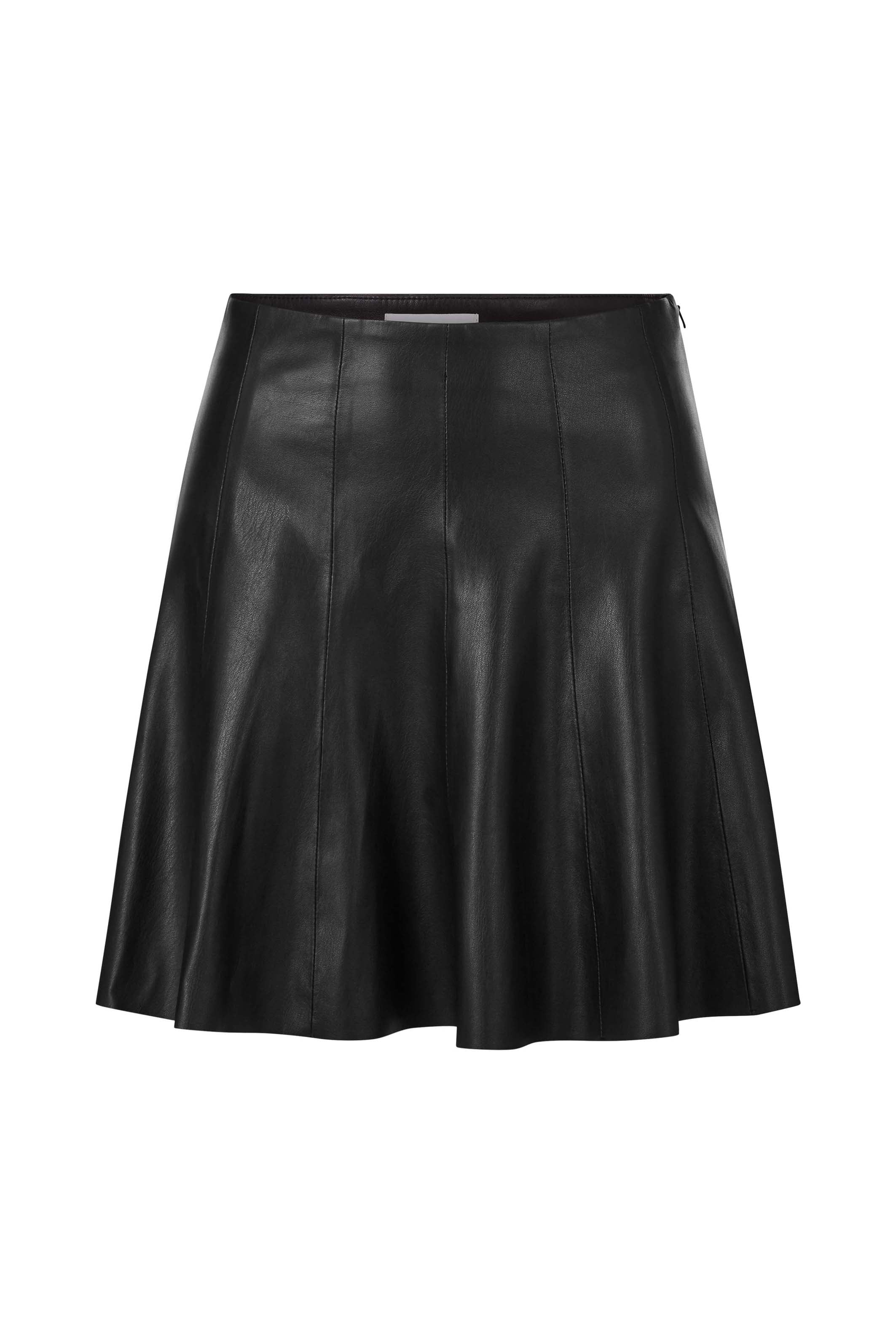 RICHROYAL Lederimitatrock Regular fit mit seitlichem Reißverschluss