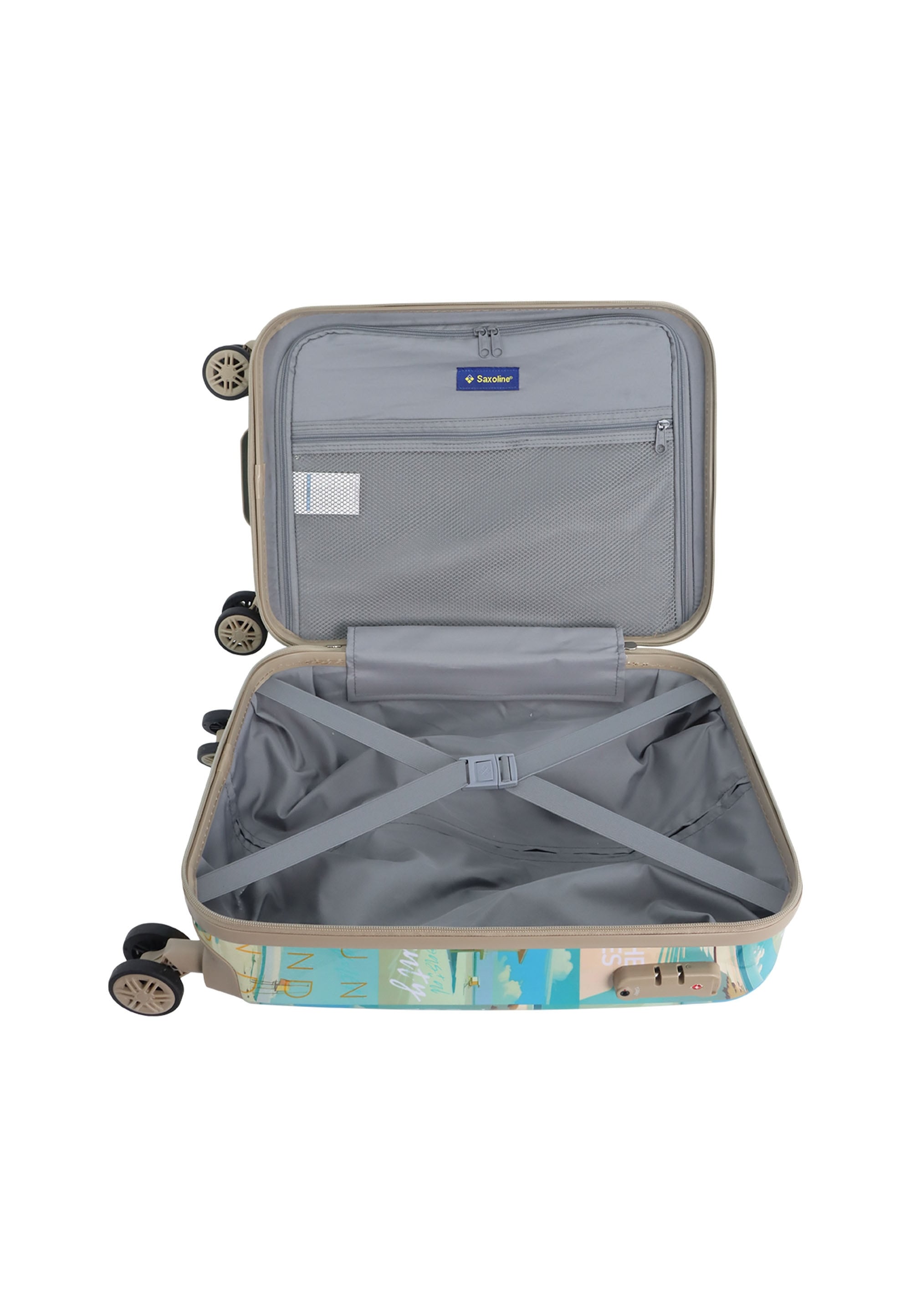 Saxoline® Koffer »Coastal Beauty« aus ABS/PC-Material