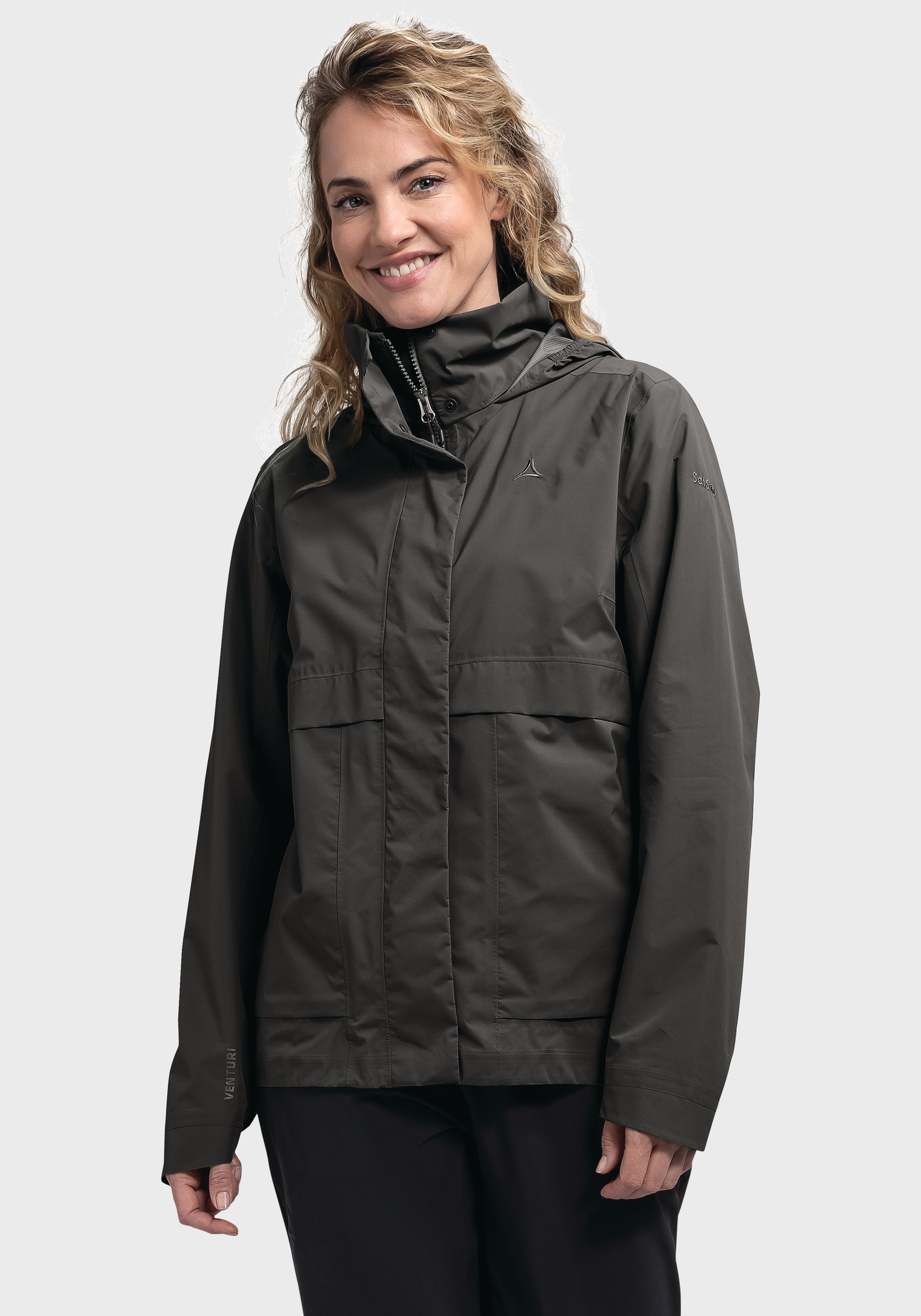 Schöffel Outdoorjacke »2.5L Jacket Bellagio L«, mit Kapuze