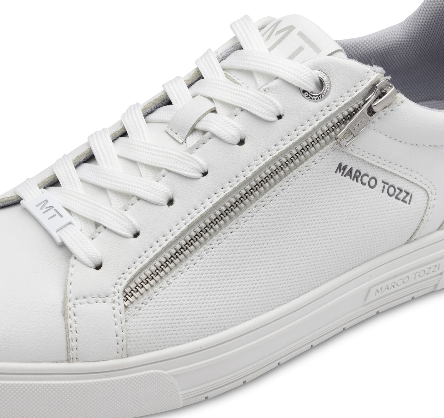 MARCO TOZZI Plateausneaker, Freizeitschuh, Halbschuh, Schnürschuh mit Perforierung