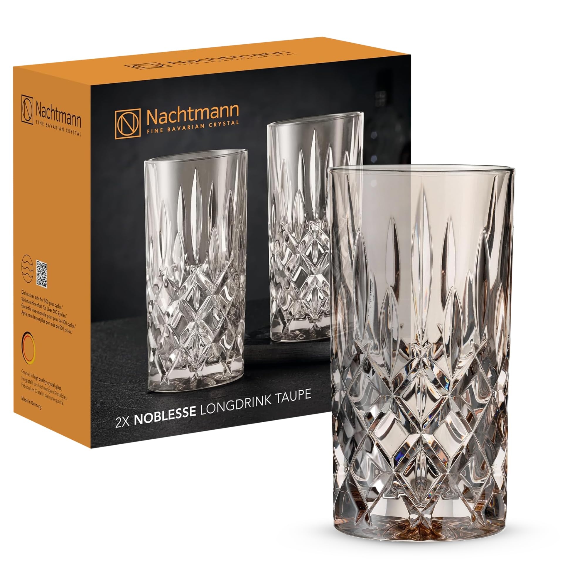 Nachtmann Longdrinkglas "Longdrinkgläser Noblesse Colors 395 ml 2er Set"