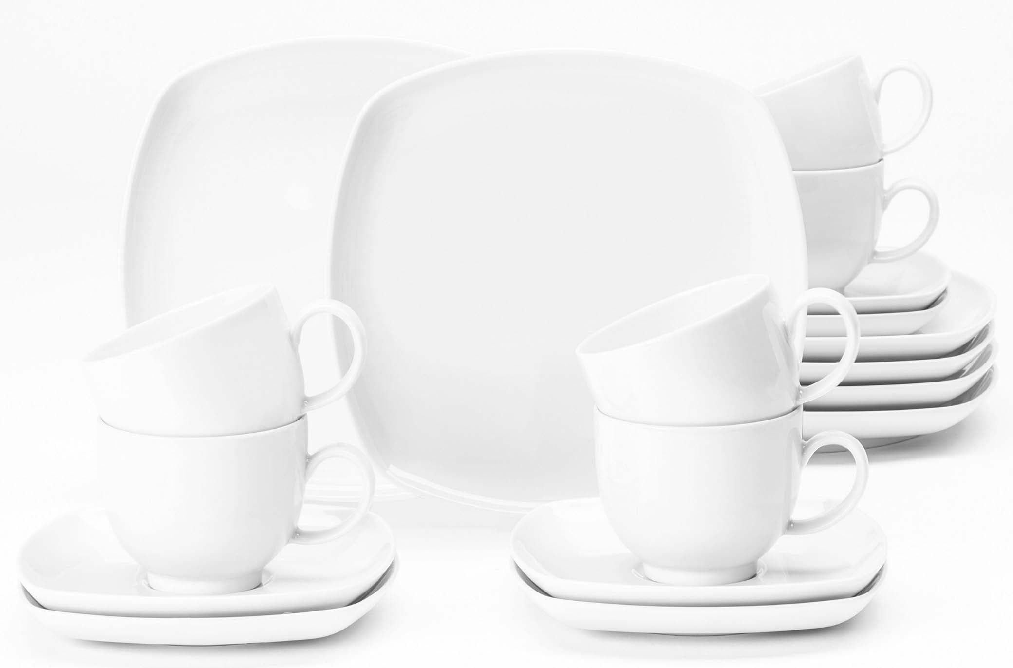 Seltmann Weiden Kaffeeservice | Lido«, Teile, »Geschirr-Set, Personen für Service Germany, (Set, tlg.), Made BAUR Formensprache, 18 harmonische 6 in 18