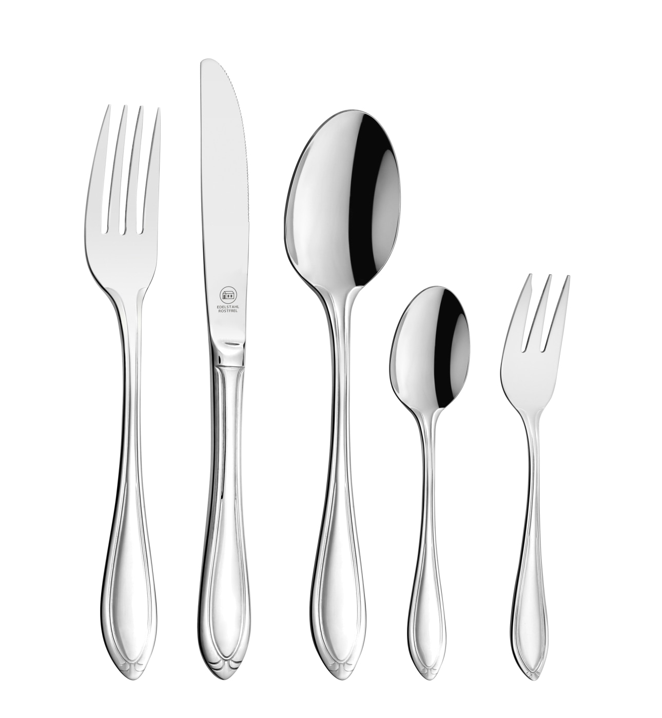 Carl Schmidt Sohn Besteck-Set "INDIANA 30-teiligies, Edelstahl rostfrei 18/10" Praktisches Komplett-Set für den täglichen Gebrauch