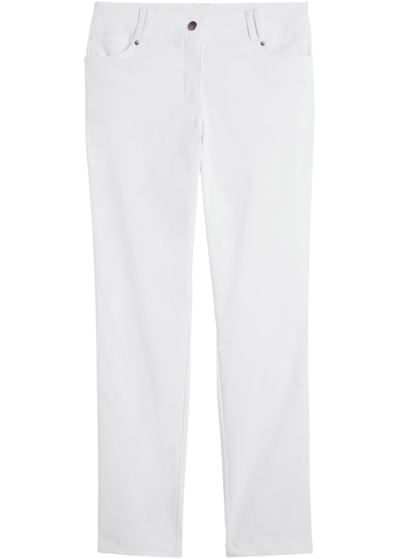 bonprix Stretch-Hose »Bengalin-Stretch-Hose mit Bequembund, Straight«  aus Polyester, Viskose und Elasthan, mit Bequembund, Regular Fit