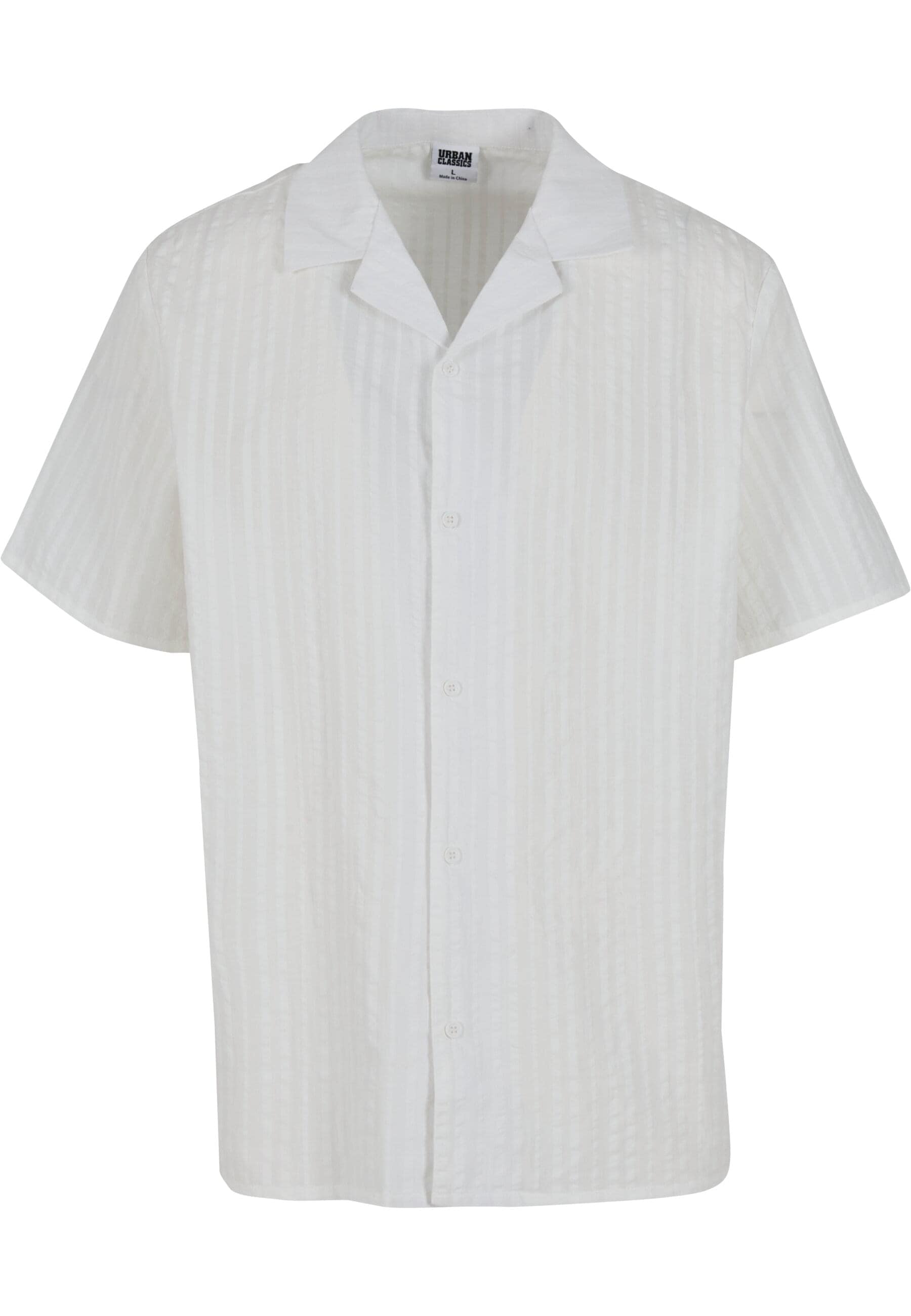 URBAN CLASSICS Langarmhemd "Urban Classics Seersucker Resort Shirt", (1 tlg günstig online kaufen