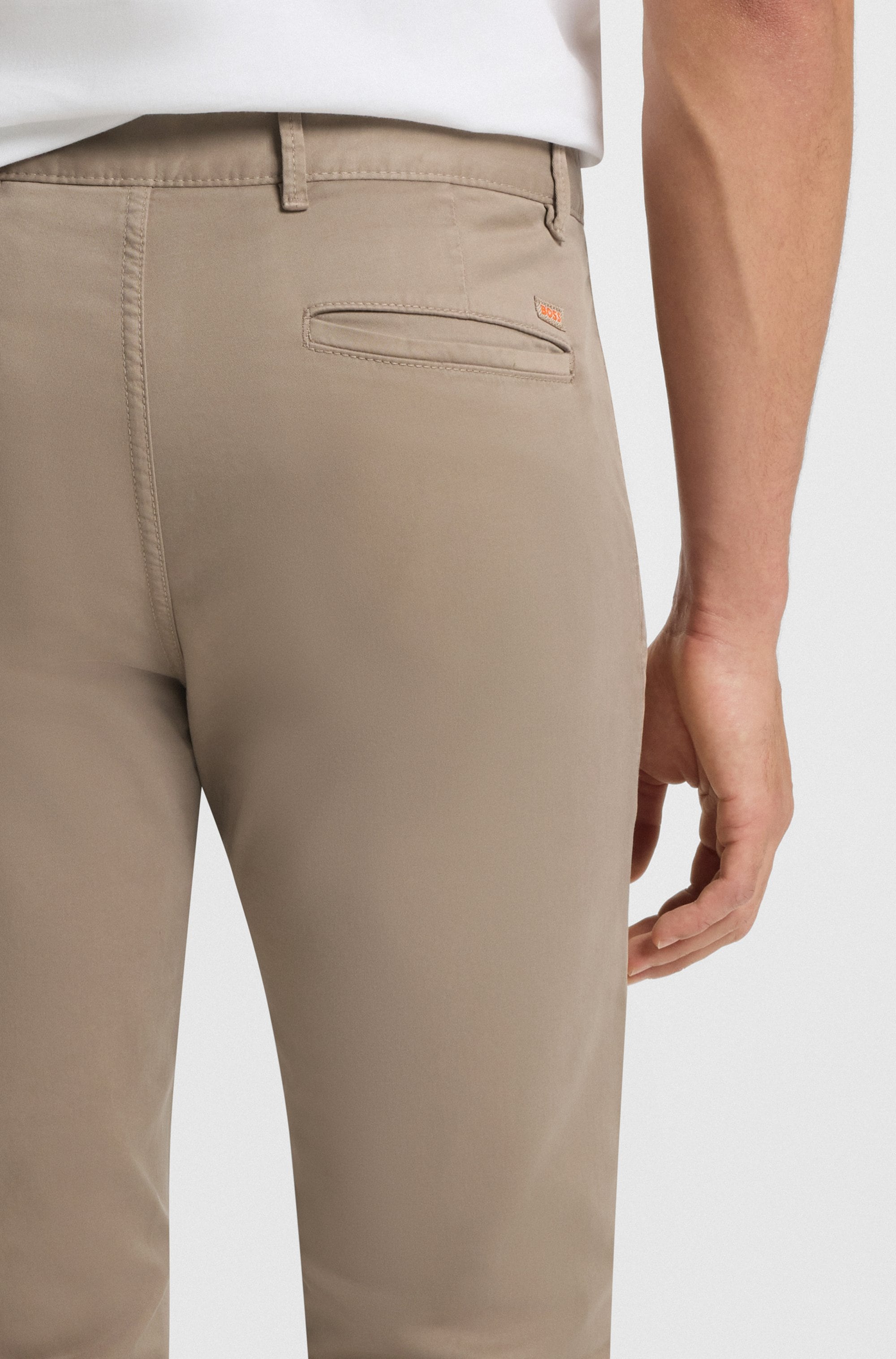 BOSS ORANGE Chinohose "slim", mit Gesäßtaschen günstig online kaufen