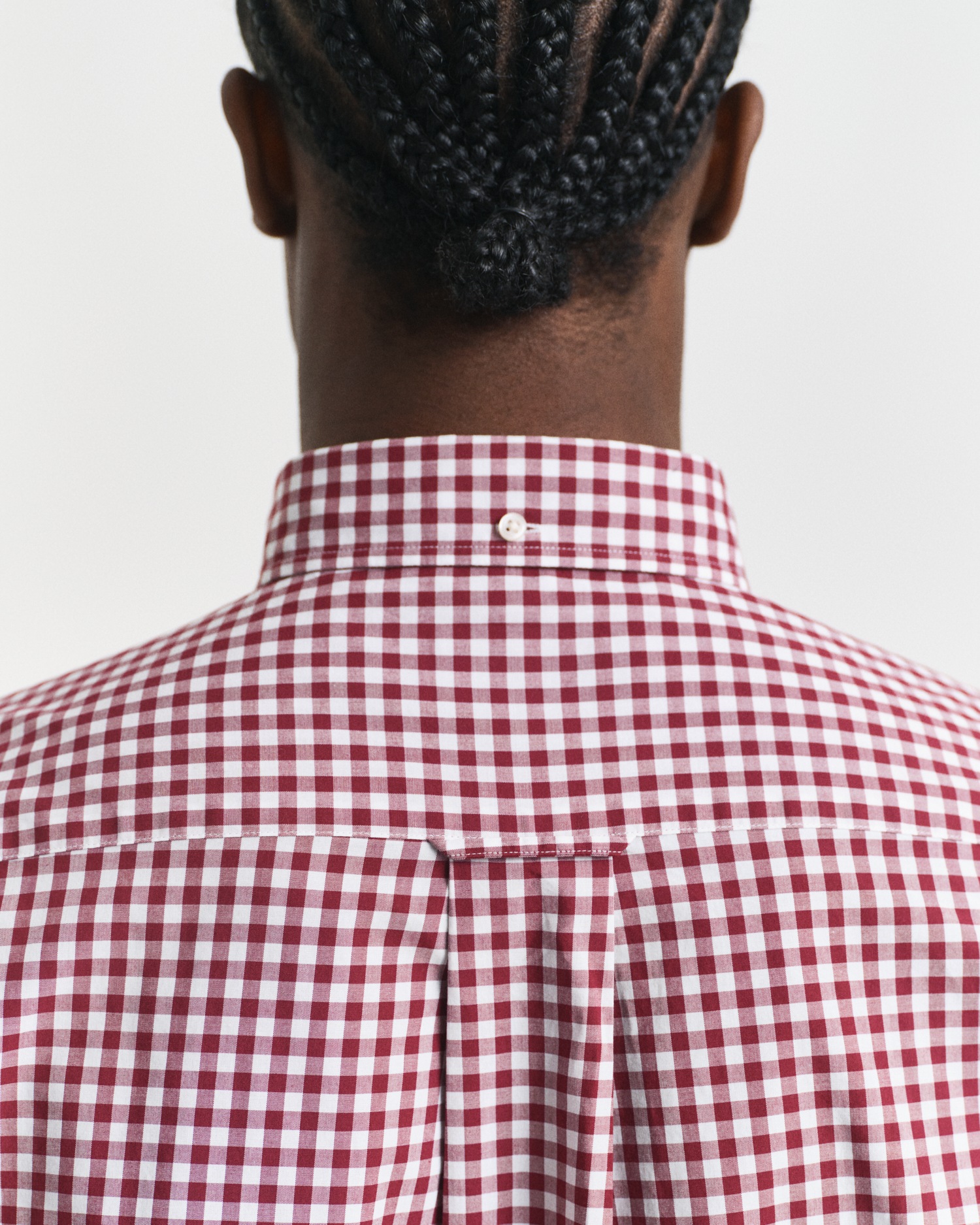 Gant Langarmhemd »REG POPLIN GINGHAM SHIRT«, mit Logostickerei auf der Brust