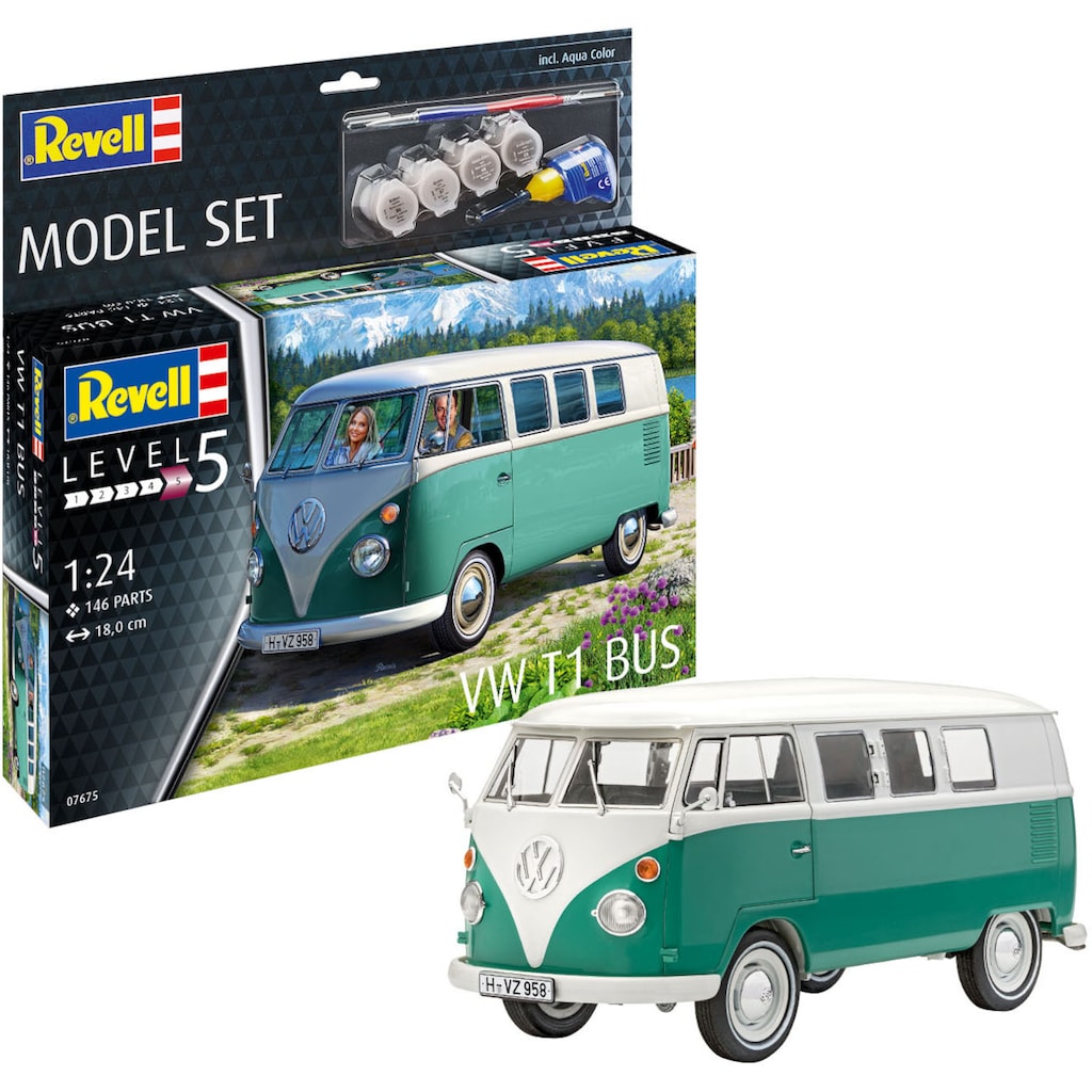 Revell® Modellbausatz »VW T1 Bus«, 1:24