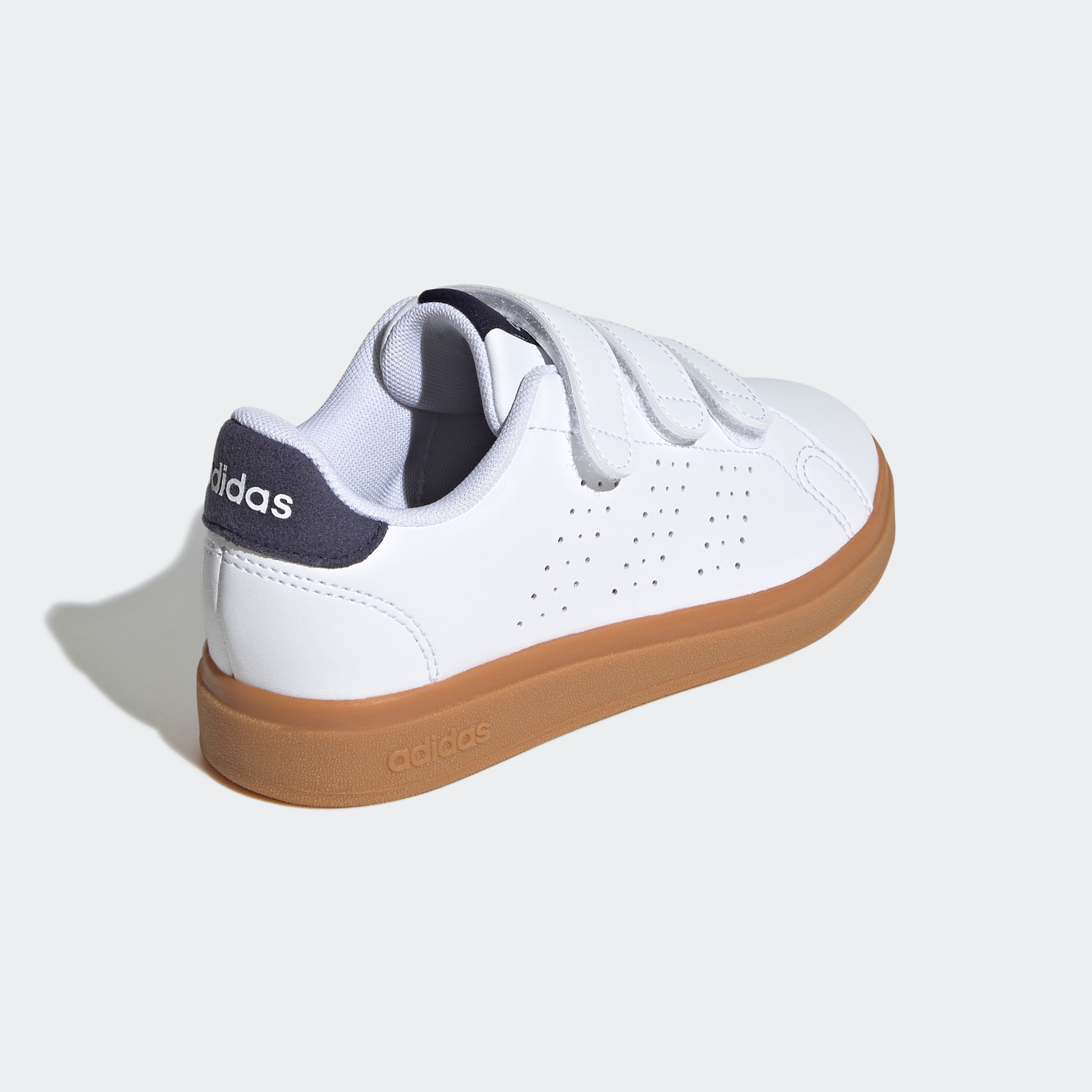 adidas Sportswear Klettschuh »ADVANTAGE BASE 2.0 KIDS«, Design auf den Spuren des adidas Stan Smith