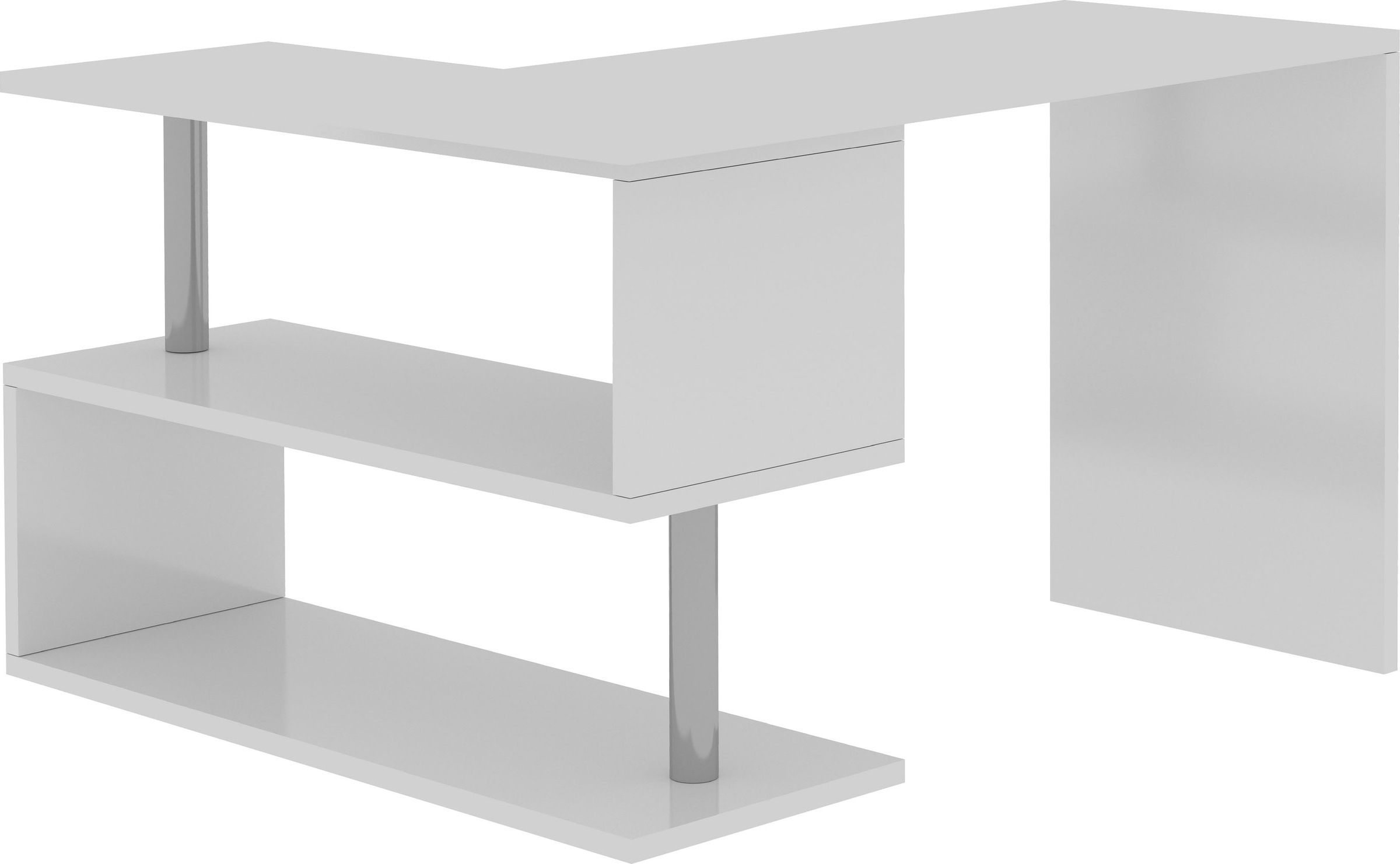 INOSIGN Schreibtisch »Volta, Made in Italy«, multifunktional - als Computertisch, Eckschreibtisch oder Sideboard