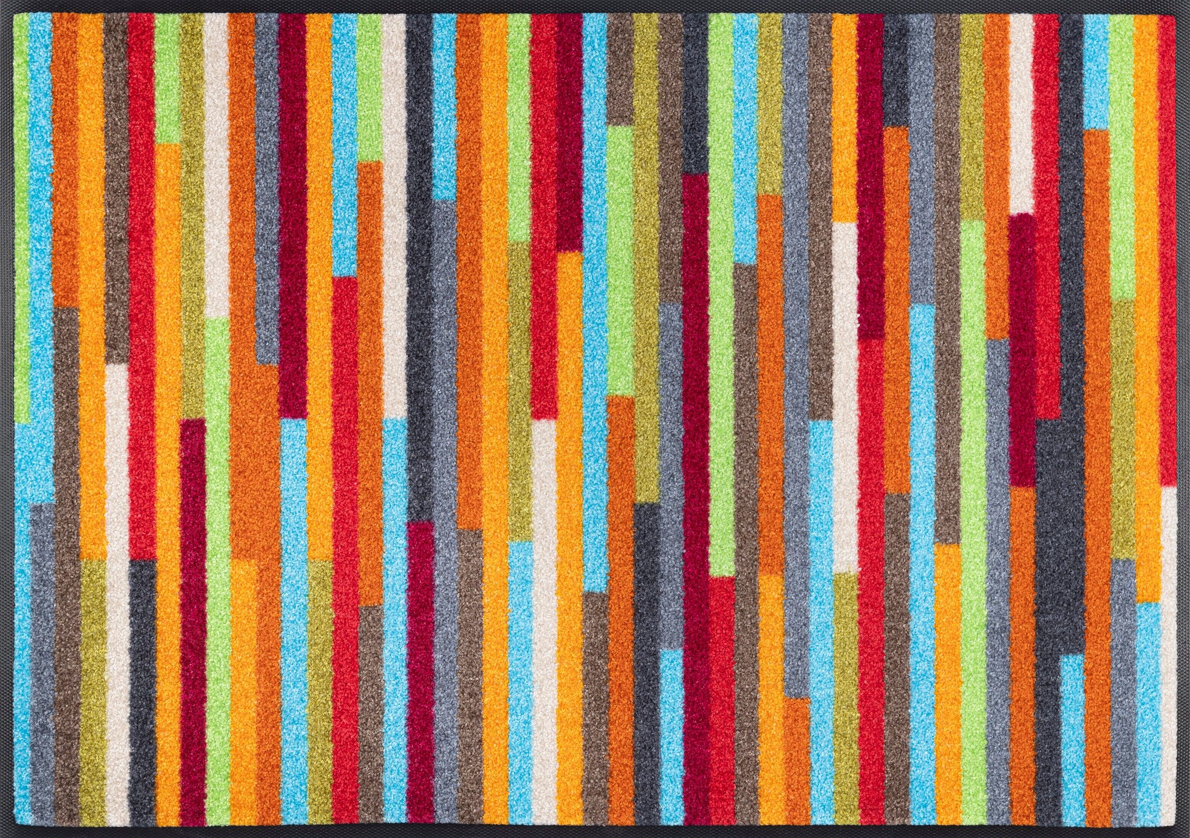 wash+dry by Kleen-Tex Teppich "Mikado Stripes" rechteckig 7 mm Höhe modernes Streifen Design, rutschhemmend, waschbar